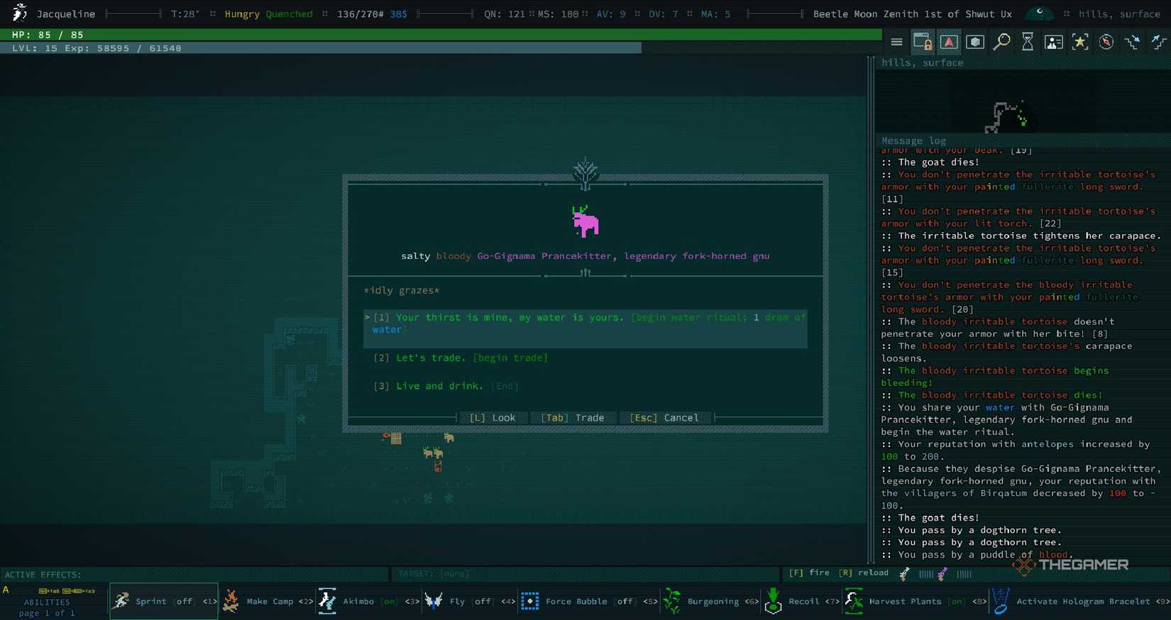 What Is The Water Ritual In Caves Of Qud?