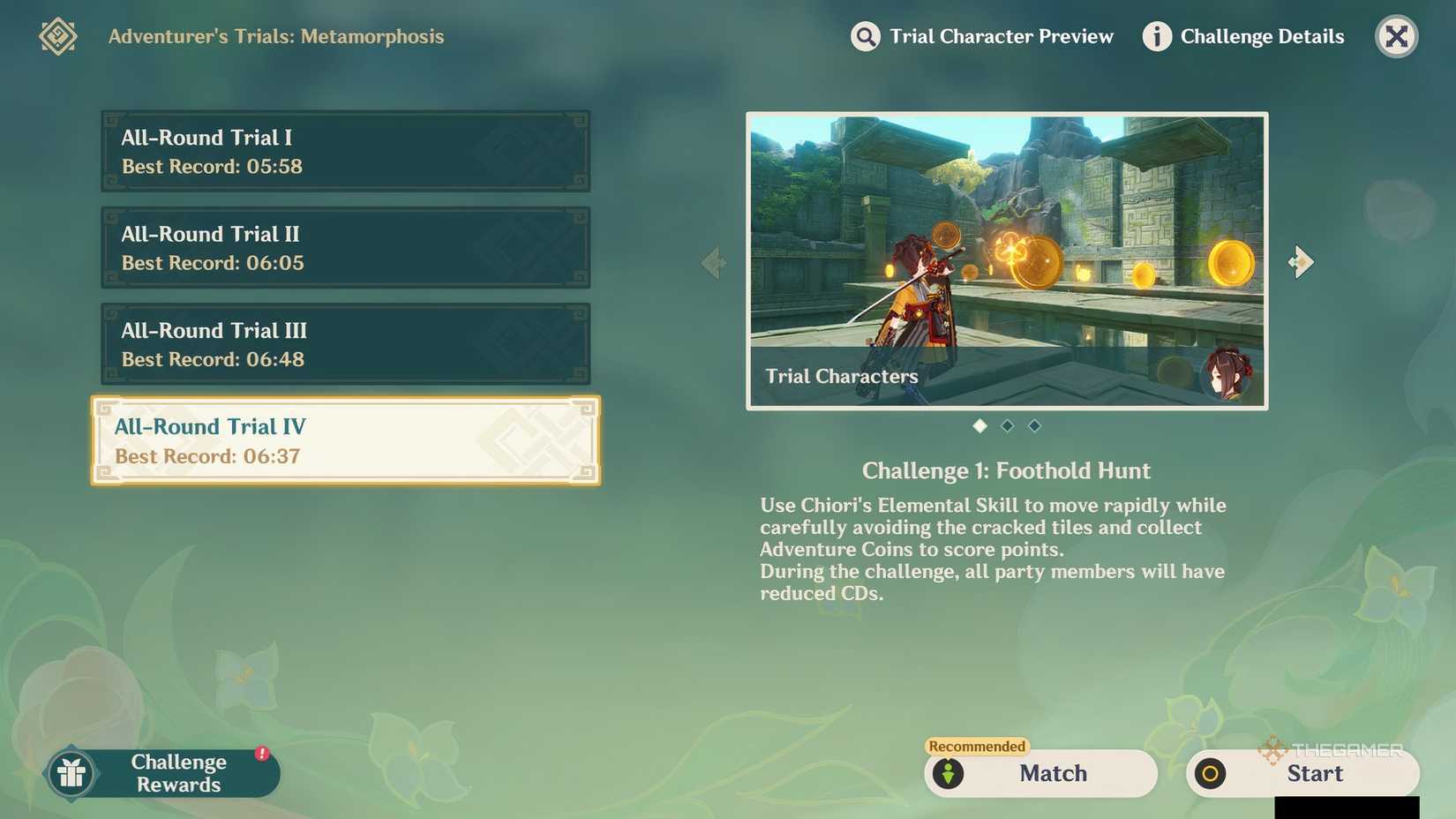 All Challenges And Rewards In The Metamorphosis Event Adventure Trial ...