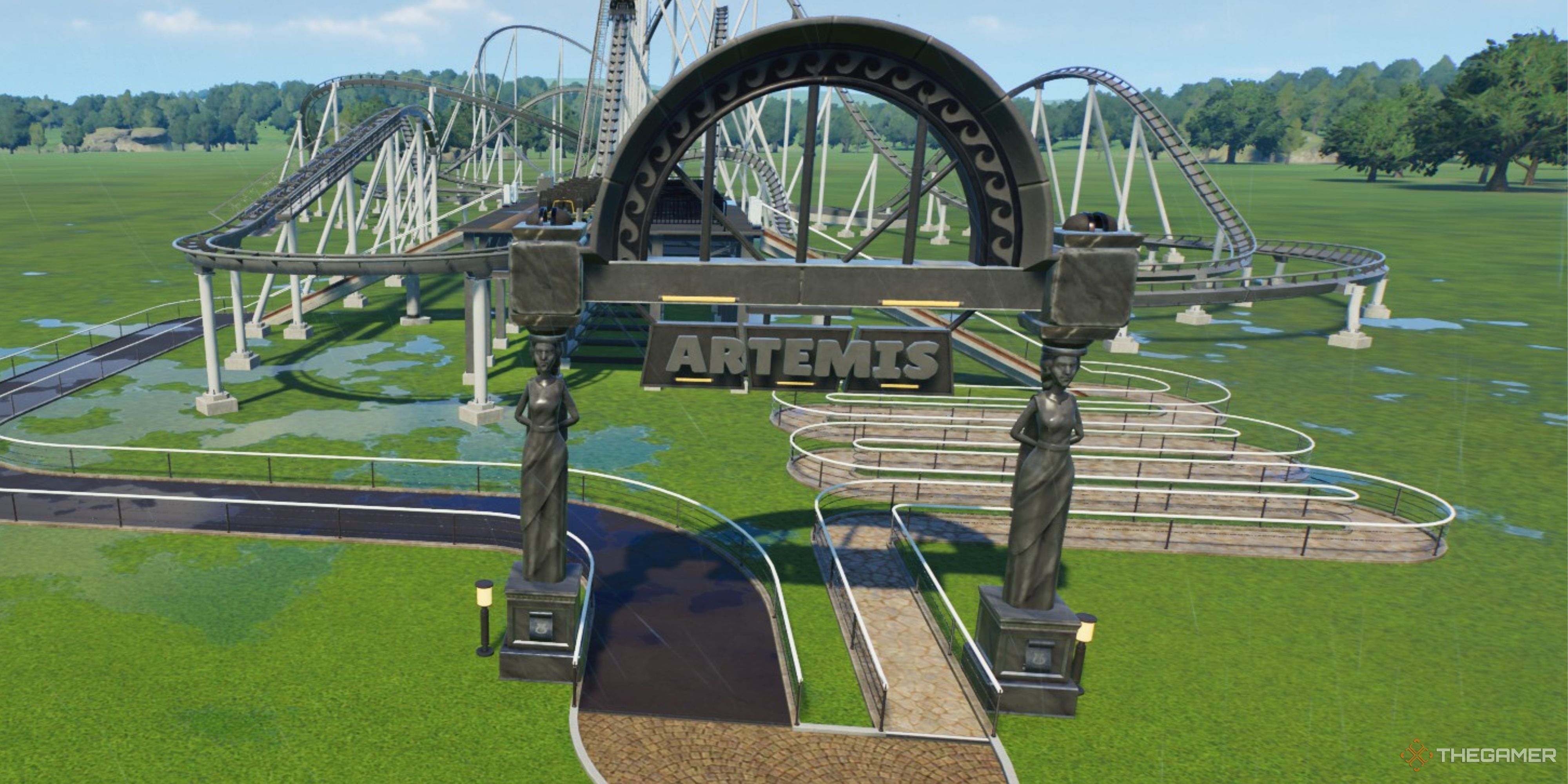 The Best Water Coaster And Flume Rapids Ride Blueprints In Planet Coaster 2