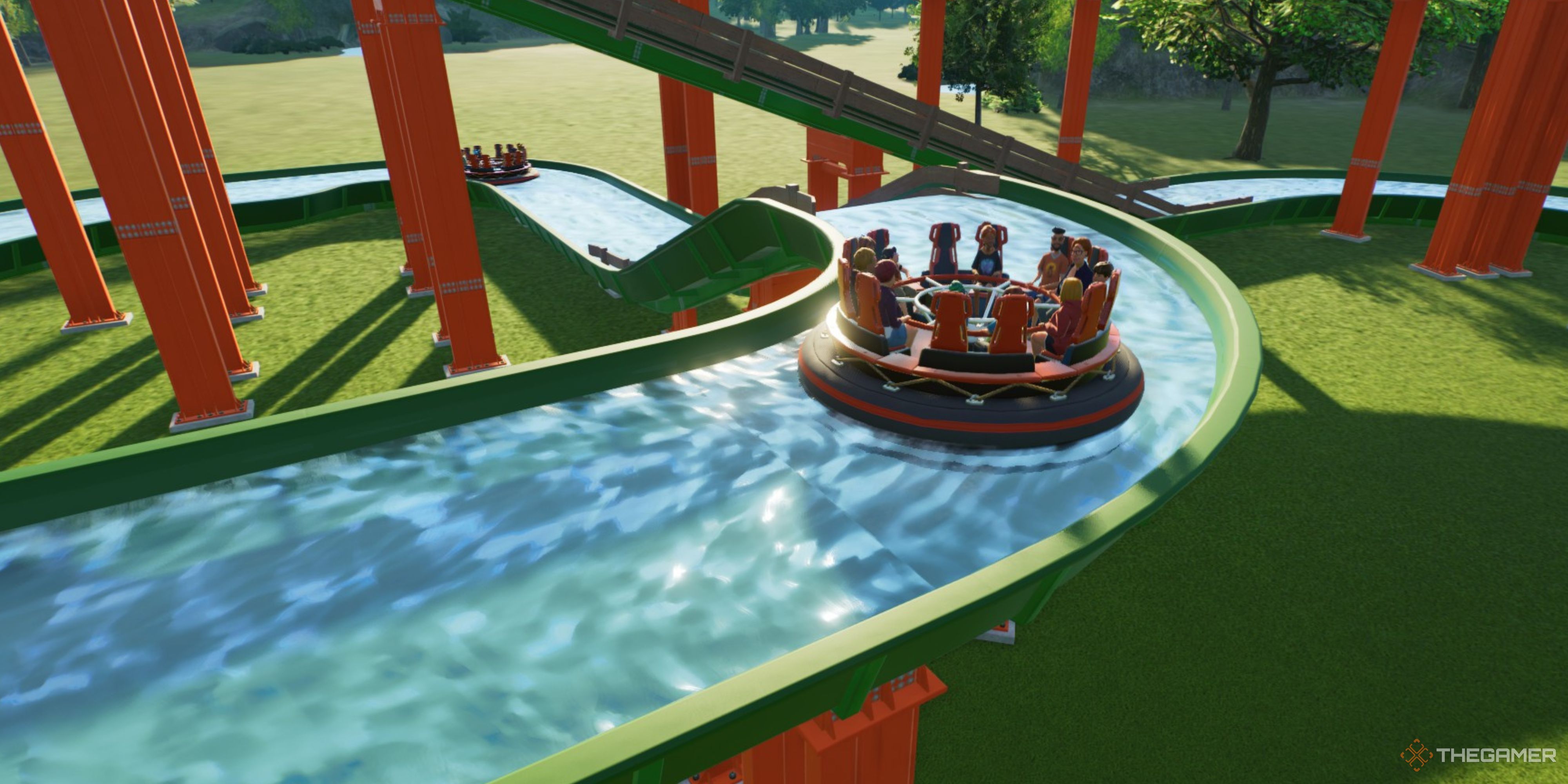 The Best Water Coaster And Flume Rapids Ride Blueprints In Planet Coaster 2
