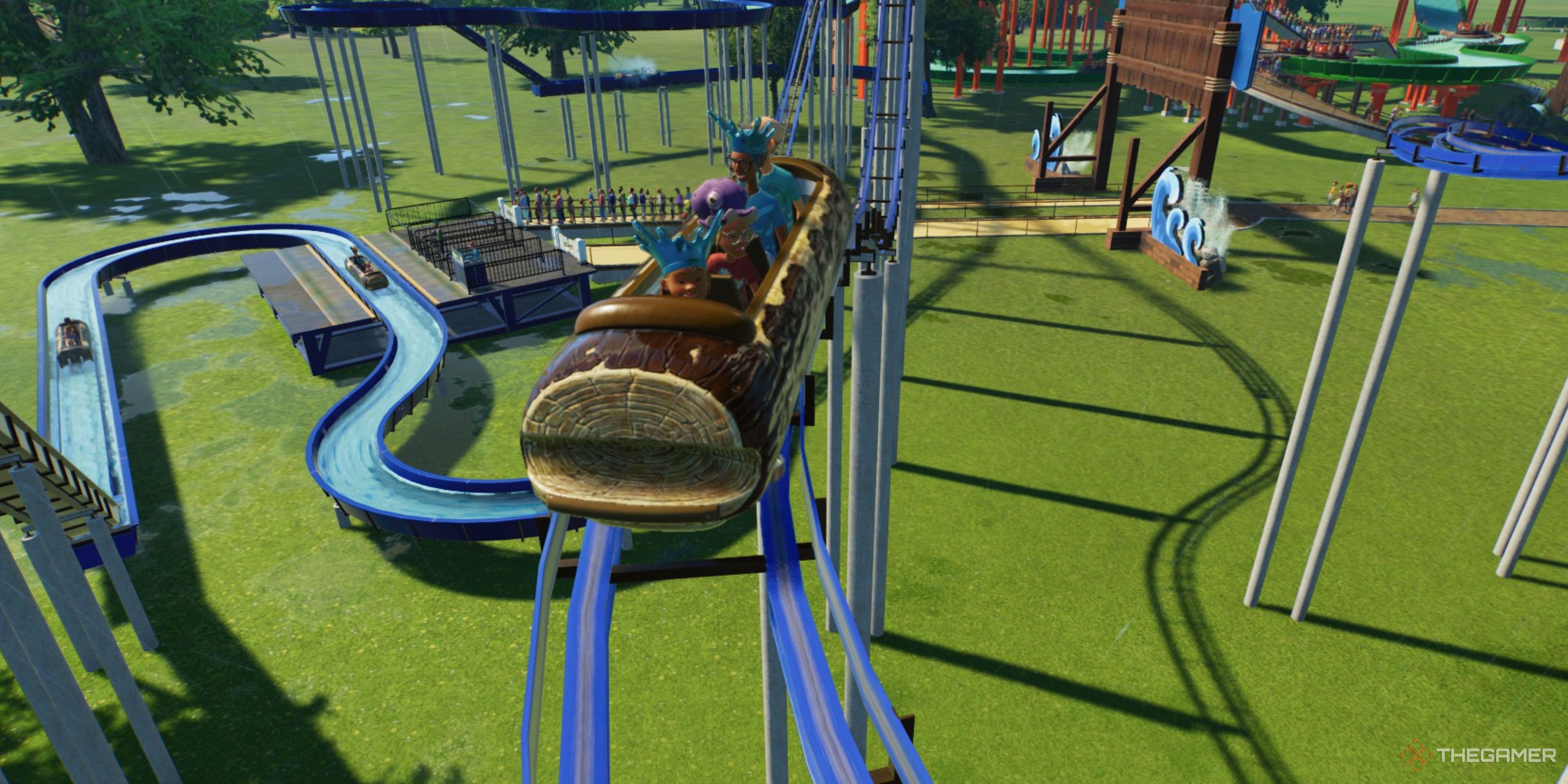 The Best Water Coaster And Flume Rapids Ride Blueprints In Planet Coaster 2