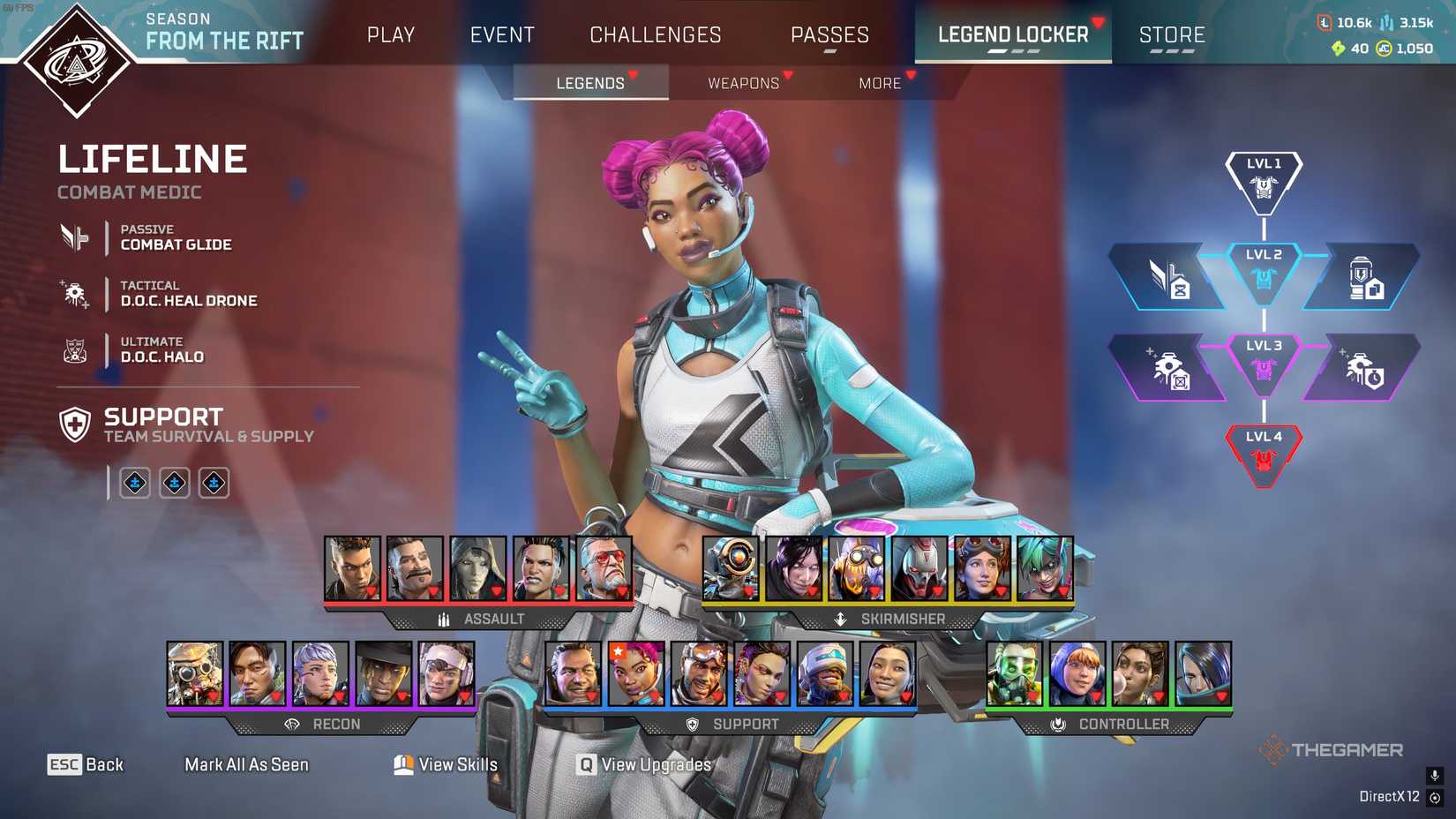 Apex Legends: Season 23, Split 2 - Class Tier List