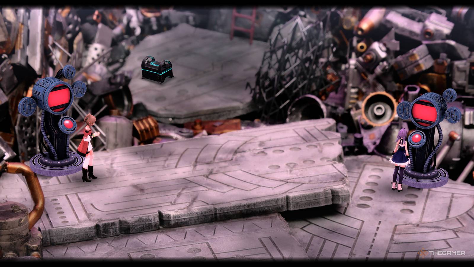 How To Beat The Atomecha In The Junkyard In Fantasian: Neo Dimension