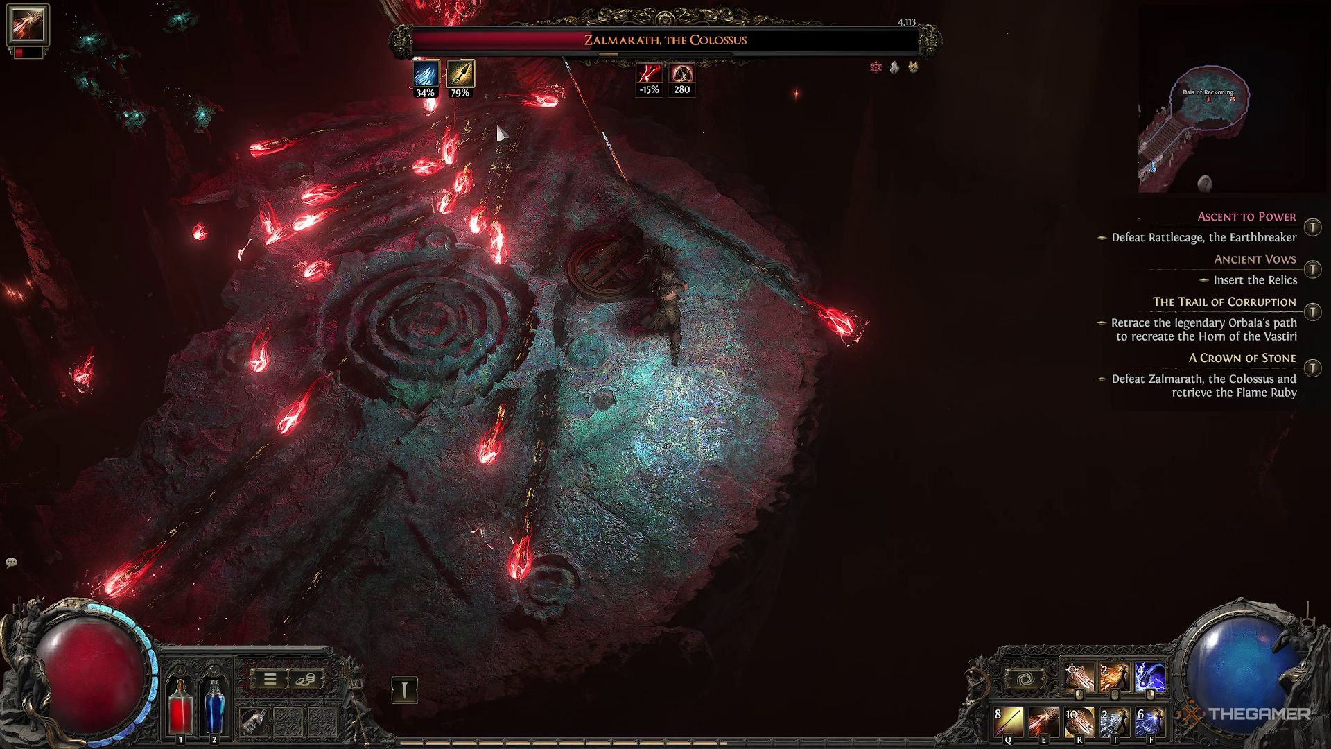 How To Beat Zalmarath, The Colossus In Path Of Exile 2