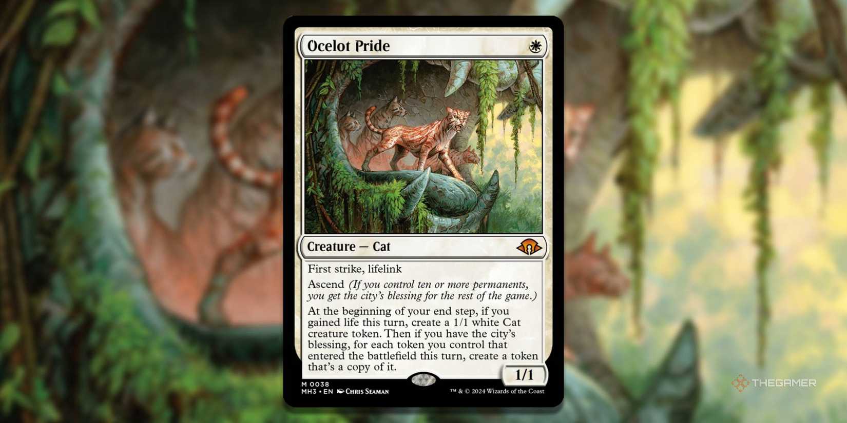evolve cards mtg Magic The Gathering - Modern Horizons 3 - Ocelot Pride