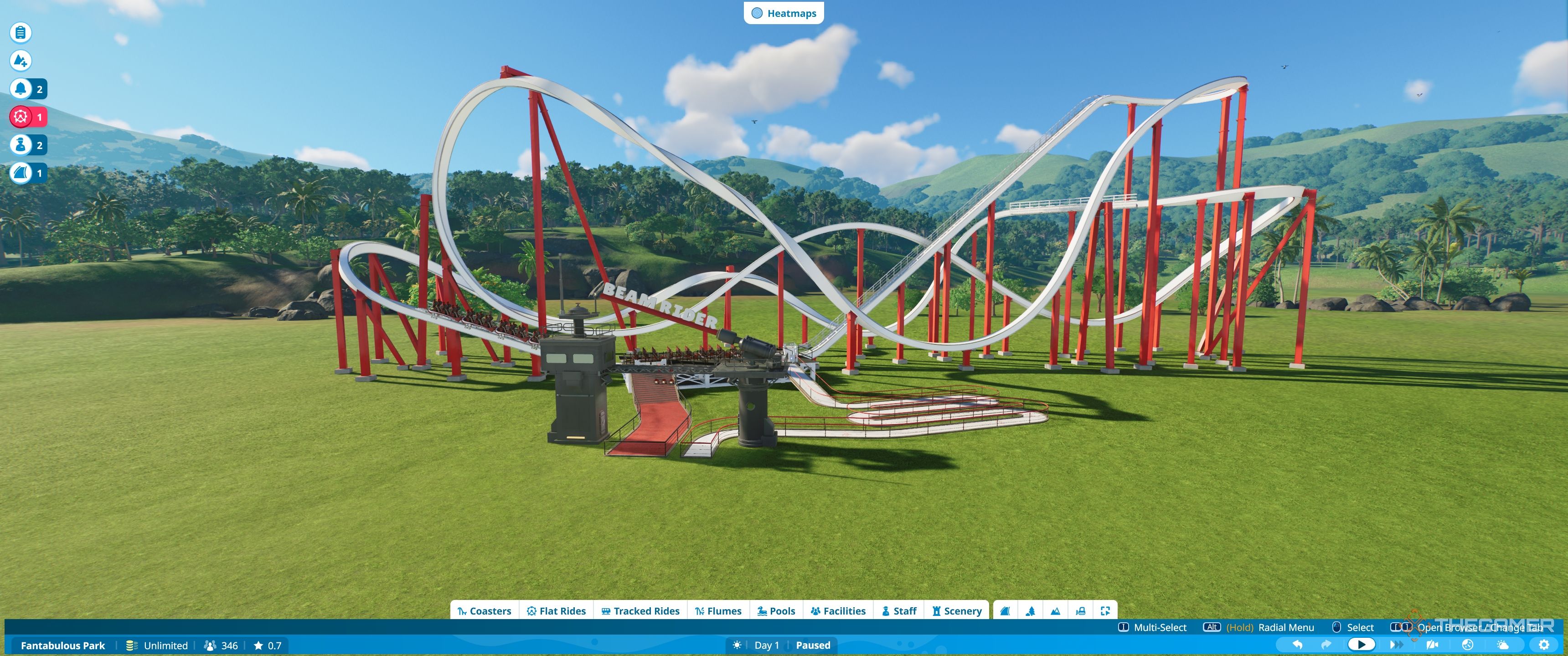 Statistics For Pre-Built Rollercoaster Blueprints In Planet Coaster 2