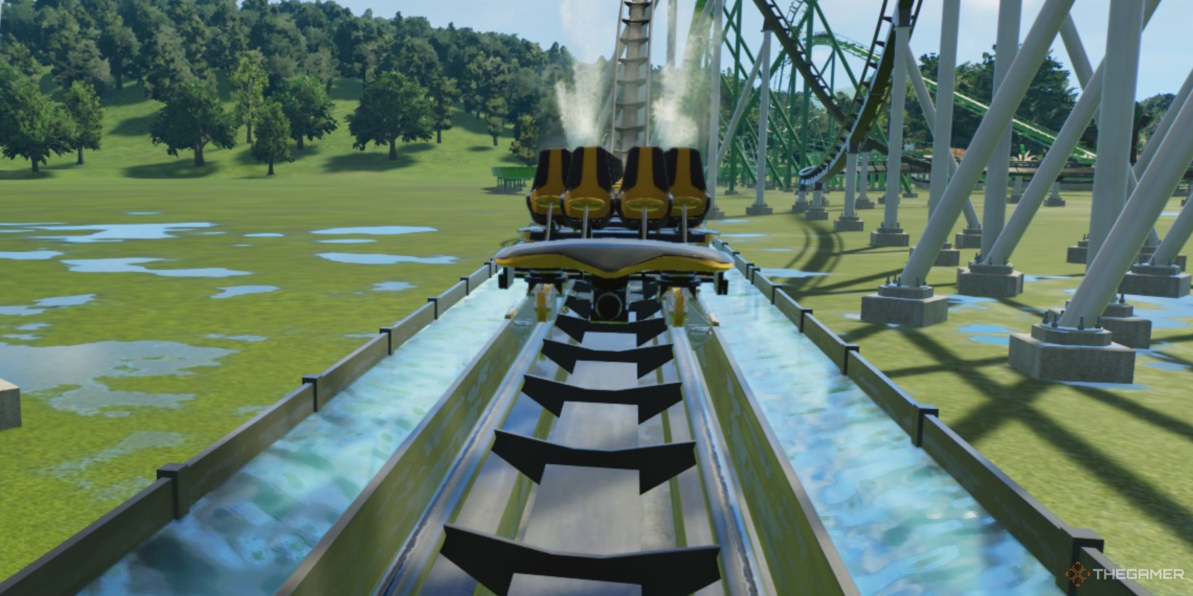 The Best Water Coaster And Flume Rapids Ride Blueprints In Planet Coaster 2