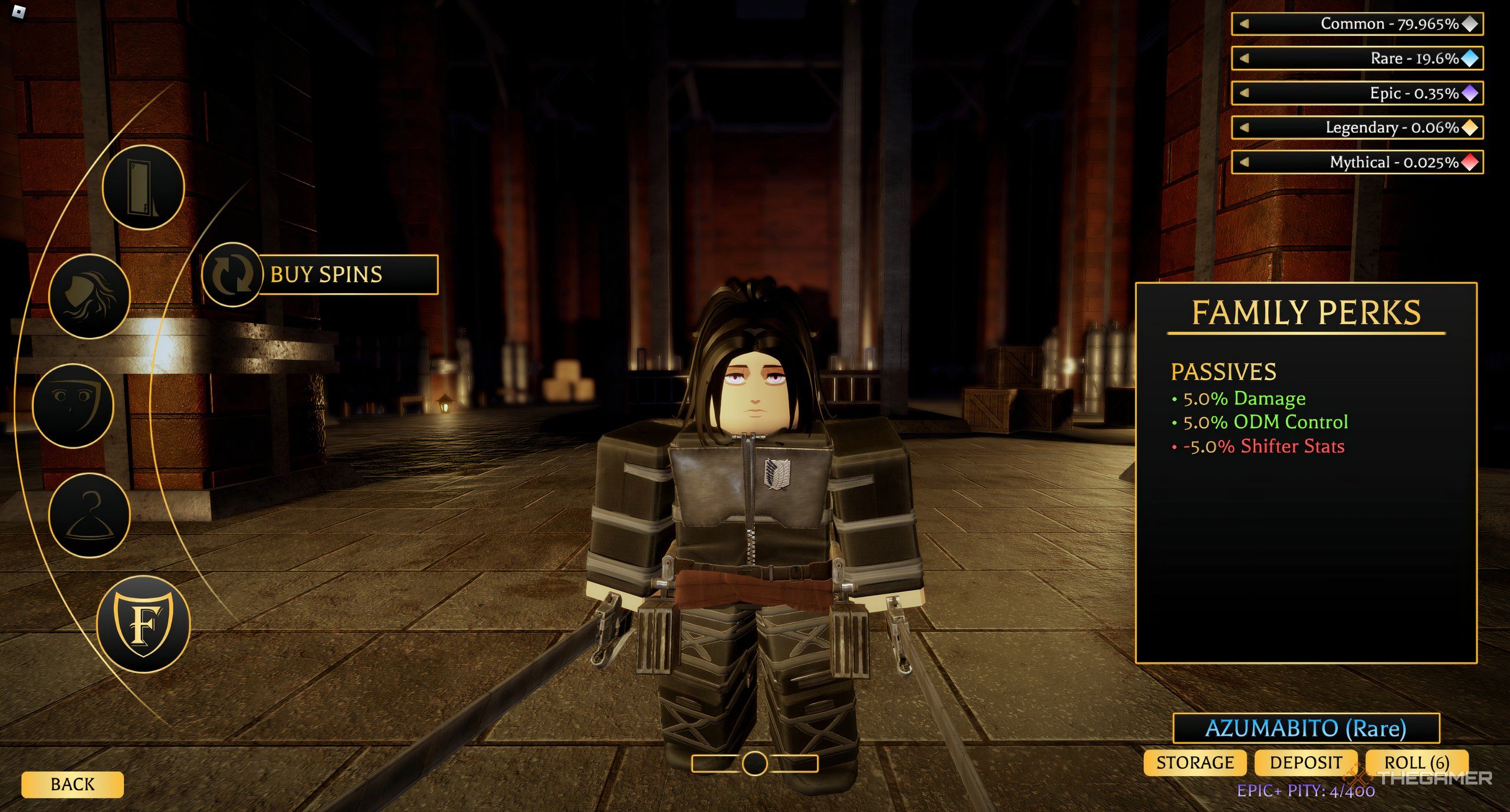 How To Change Family Names In Roblox Attack On Titan Revolution Roblox Aot Revolution Player In Screen 