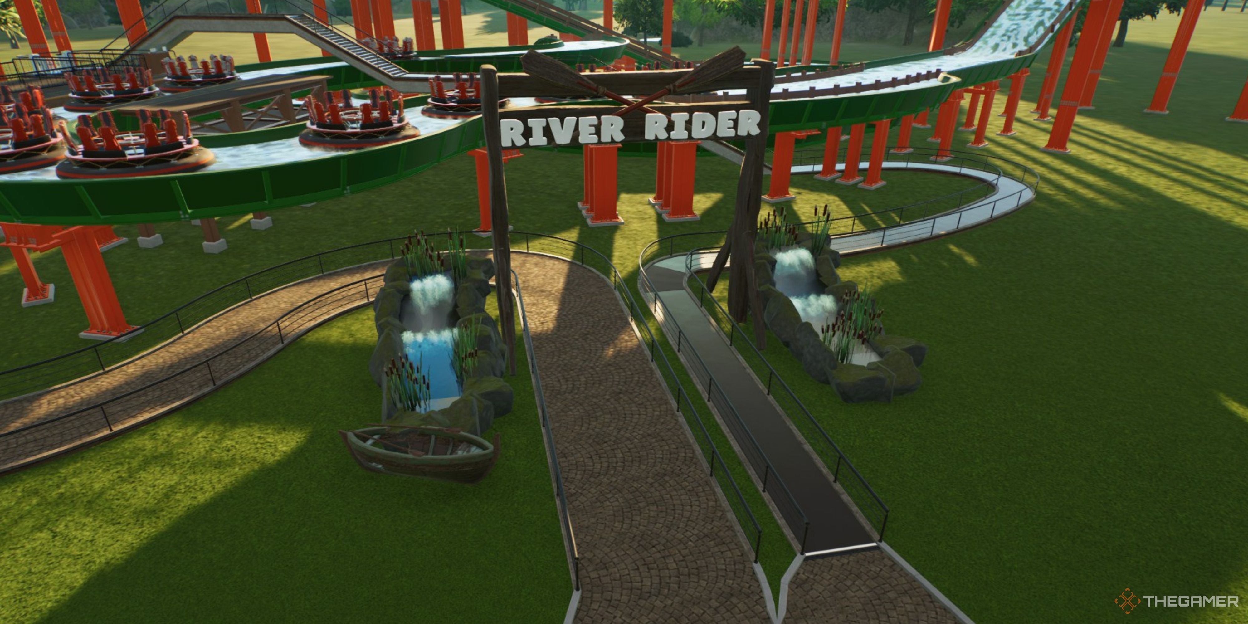 The Best Water Coaster And Flume Rapids Ride Blueprints In Planet Coaster 2