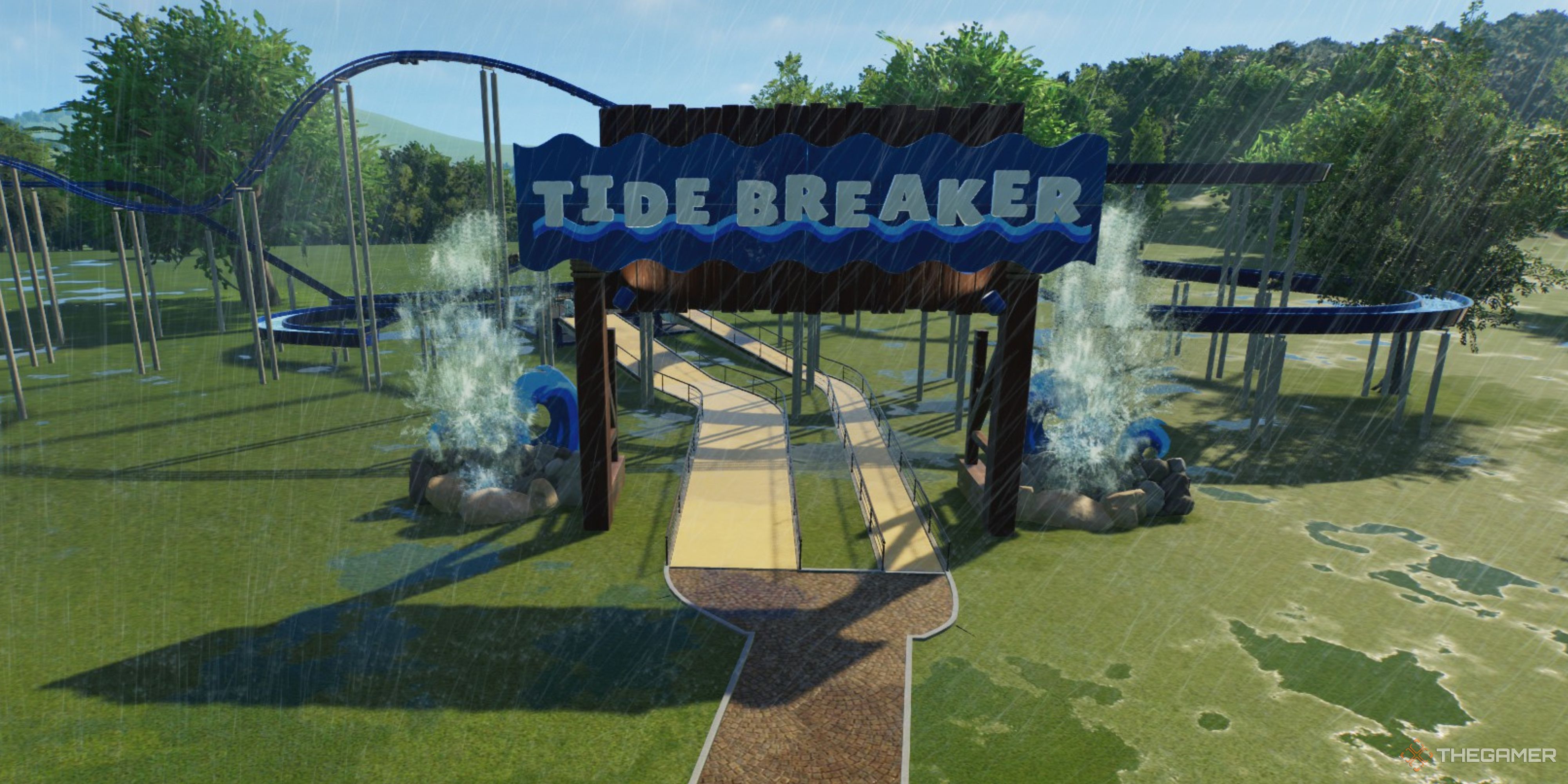 The Best Water Coaster And Flume Rapids Ride Blueprints In Planet Coaster 2