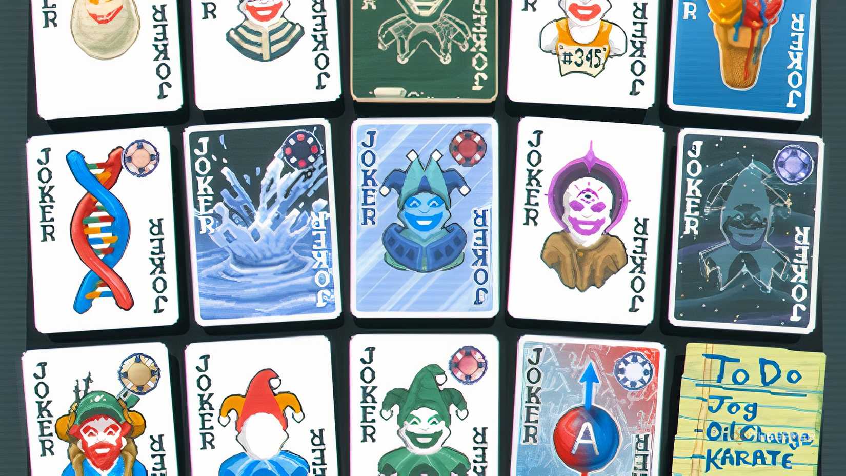 holographic card balatro Balatro Blueprint Joker Holographic Credit Card Skin