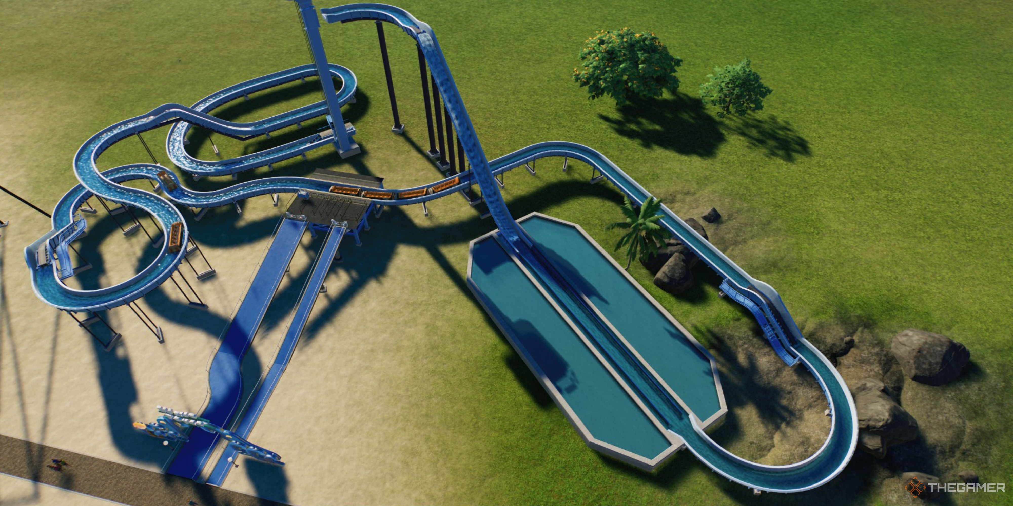 The Best Water Coaster And Flume Rapids Ride Blueprints In Planet Coaster 2
