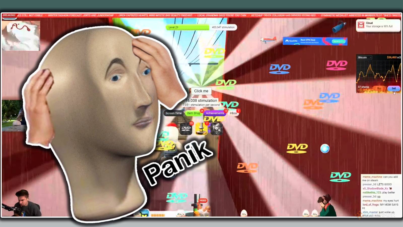 Stimulation Clicker Is Cookie Clicker For The TikTok Generation