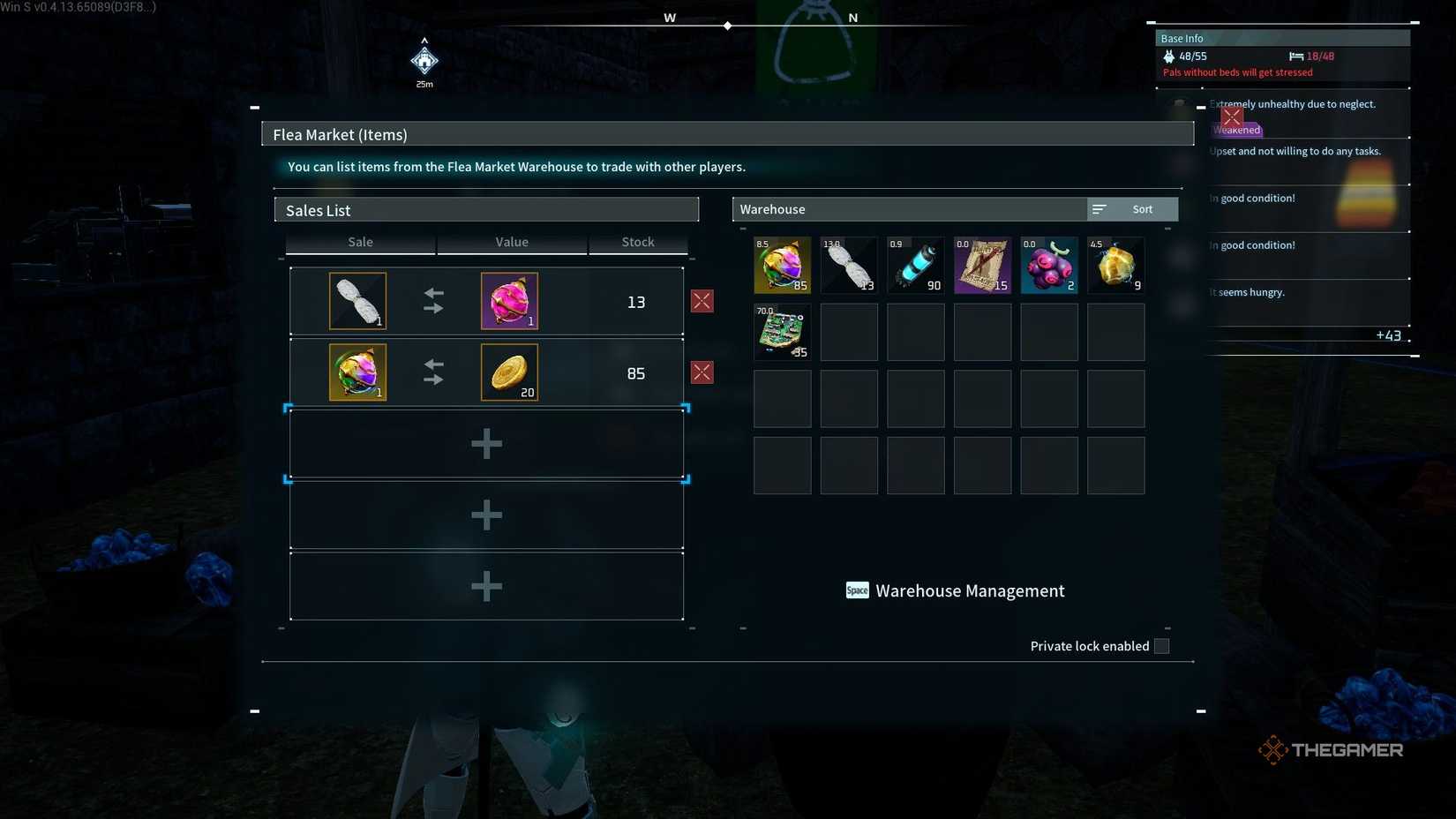 How To Sell Items And Pals To Other Players In Palworld