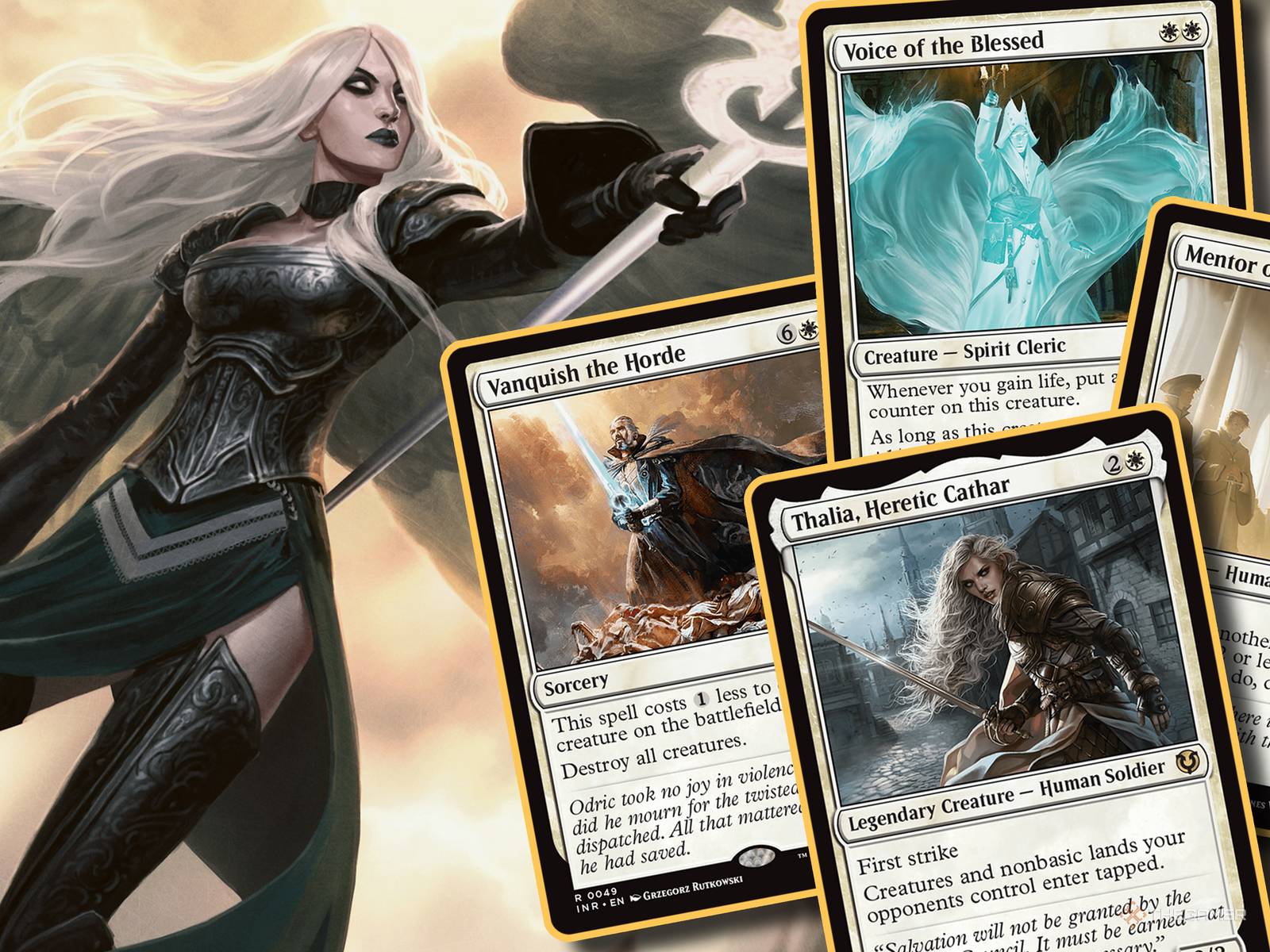 mtg white angel cards innastrad friends with markov Ultra PRO: Innistrad Remastered Restoration Angel Playmat