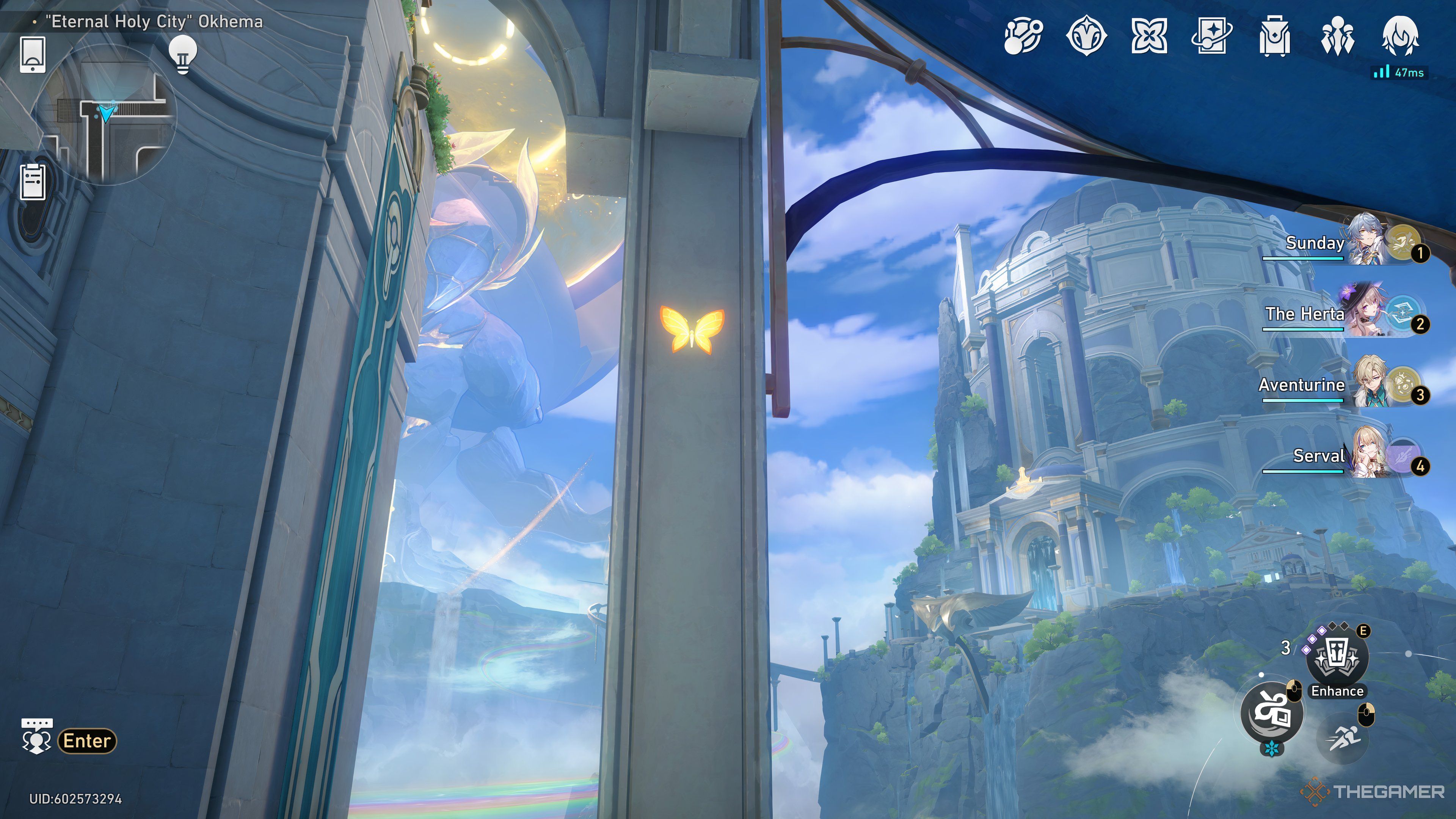 All Nymph Locations In Eternal Holy City Okhema In Amphoreus In HSR