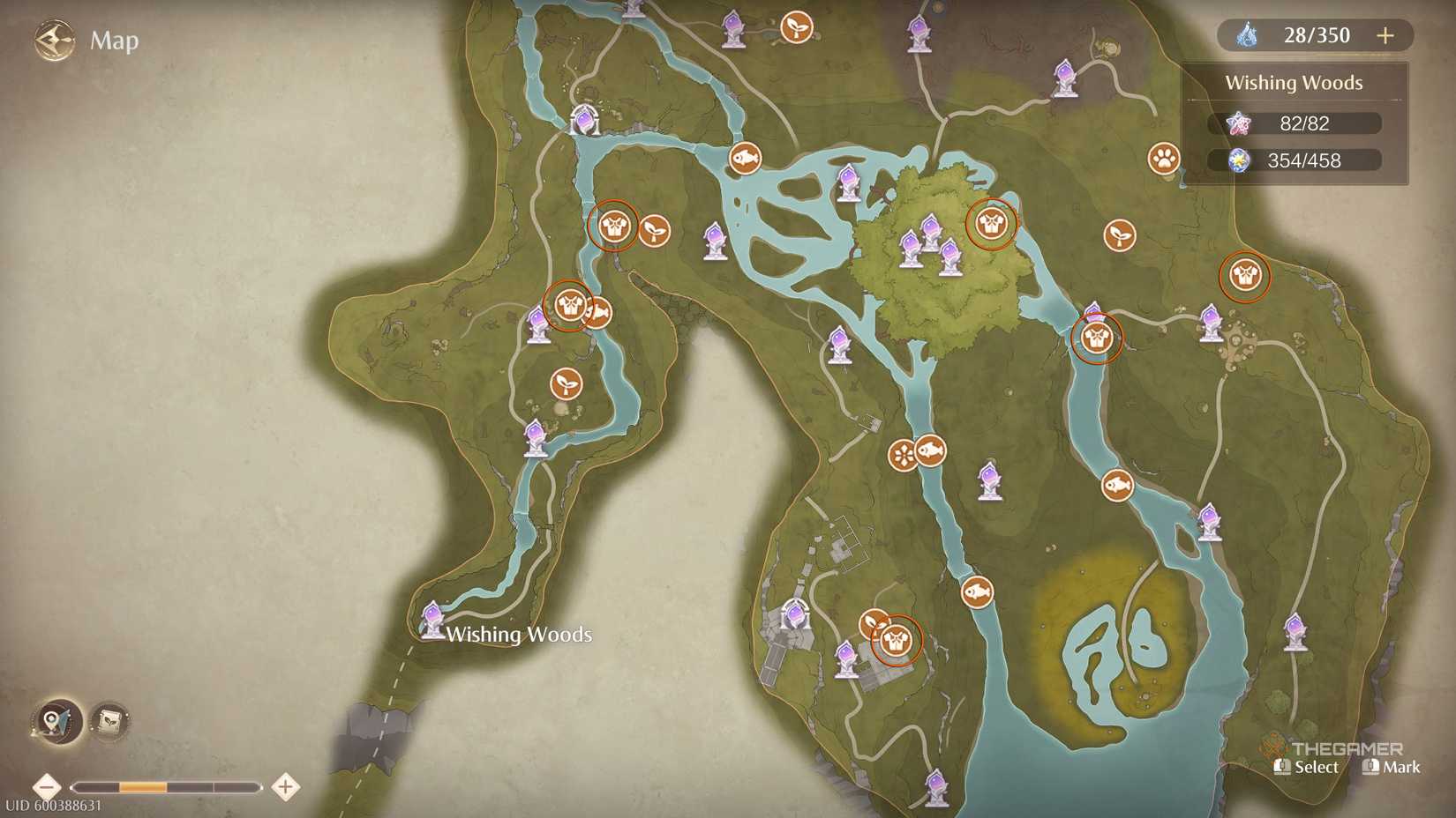 All Scarlet Dream Sketch Locations