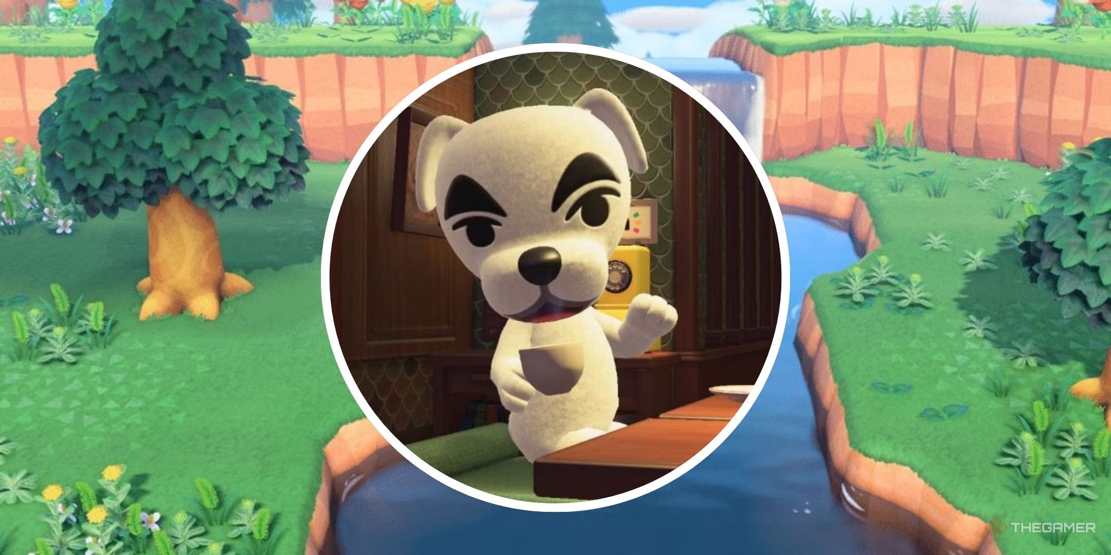 KK Slider at home in Animal Crossing New Horizons