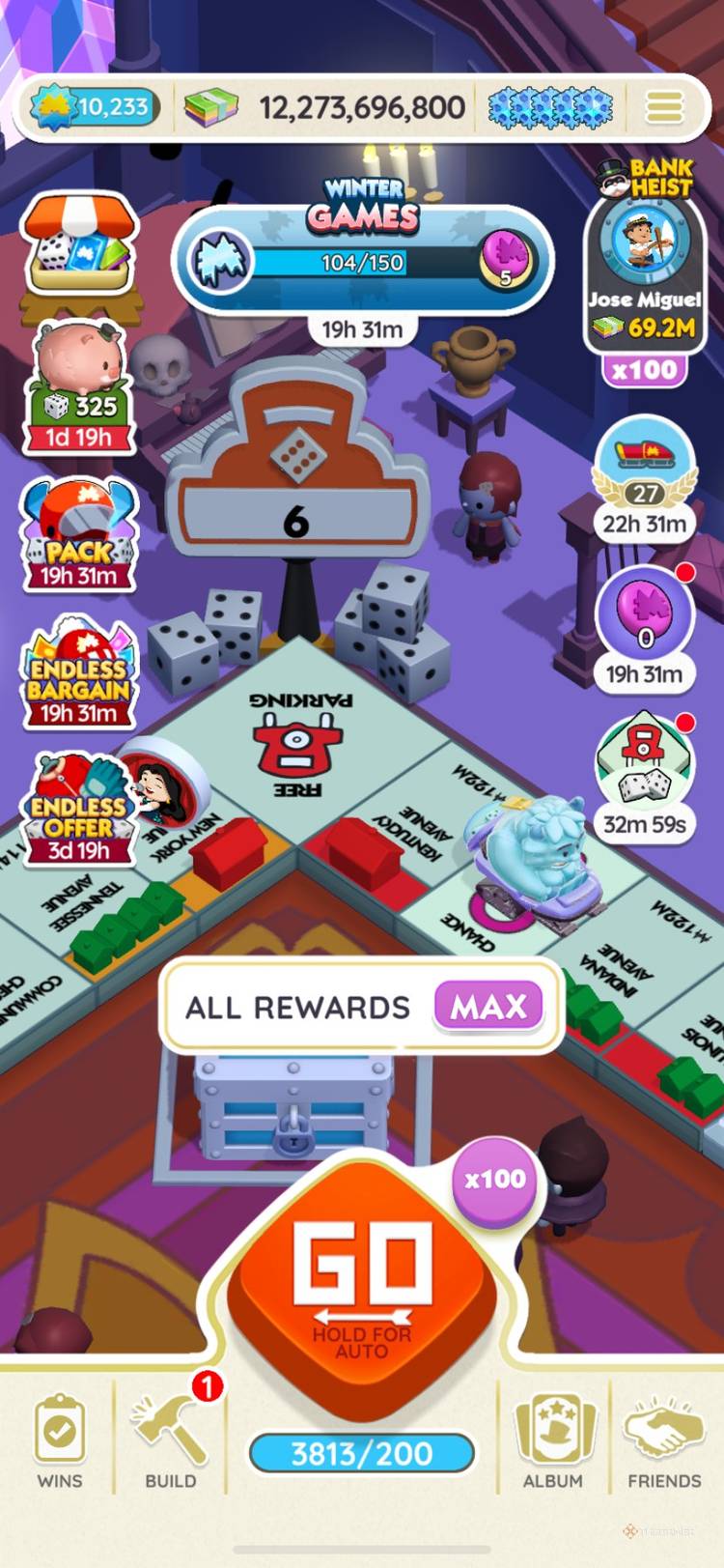 How To Save Up Dice In Monopoly Go