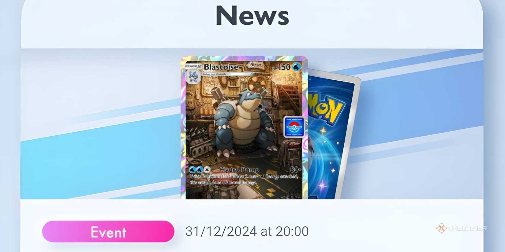 pokemon tcg blastoise event cards Pokmon TCG Pocket Launches New Year's Events, With Epic Blastoise Promo Card and Free Packs Up for Grabs