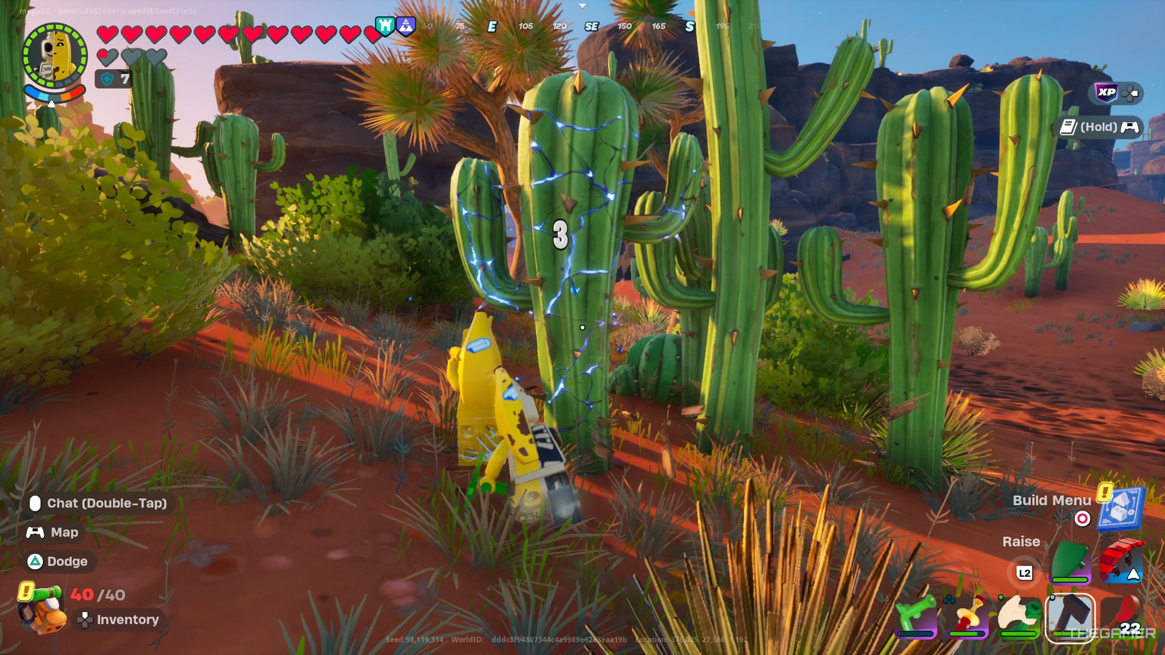 How To Cut Cactus And Get Flexwood In Lego Fortnite Odyssey