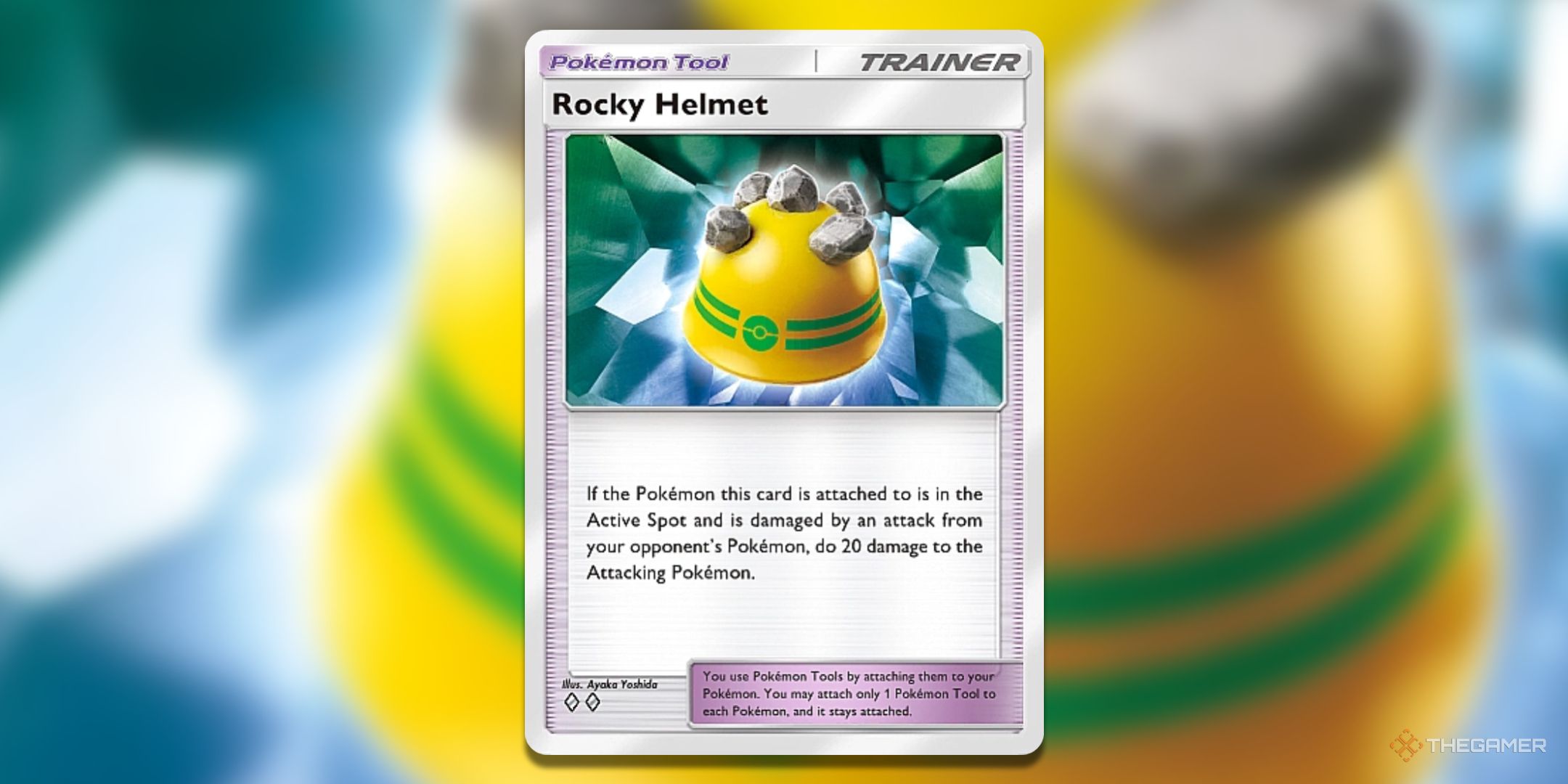 rocky helmet pokemon card POKMON GAME sv1V 073/078 U Vivid Voltage Type Pokemon Card Rocky Helmet Goods