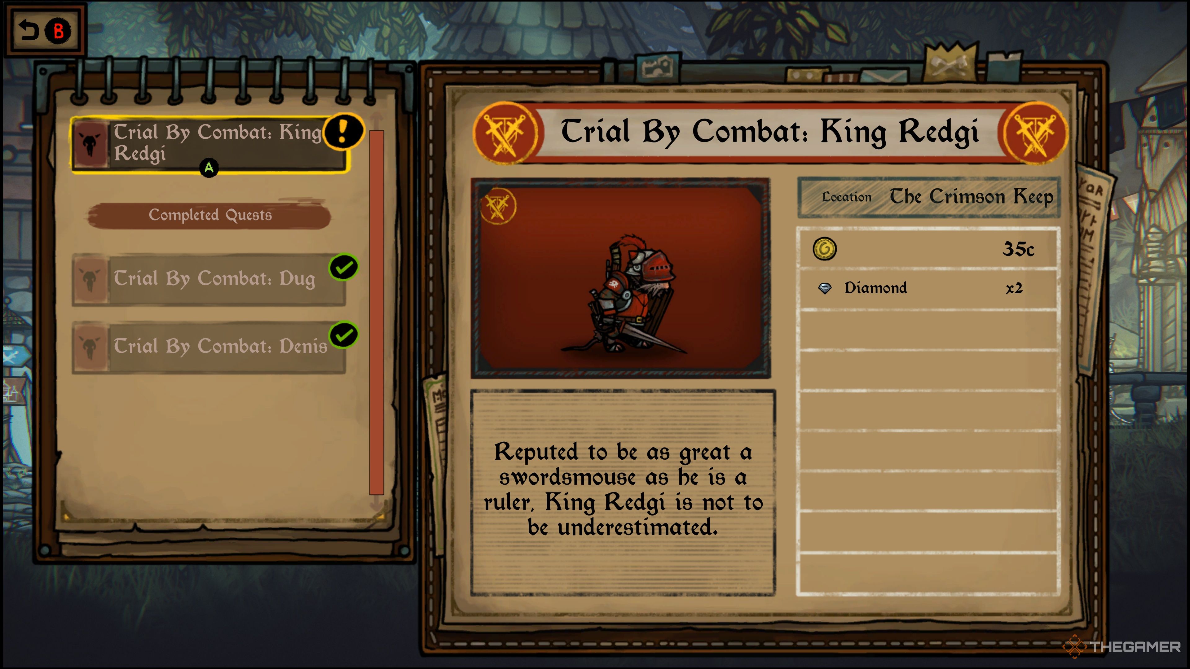 How To Get King Redgi's Help In Tails Of Iron 2: Whiskers Of Winter