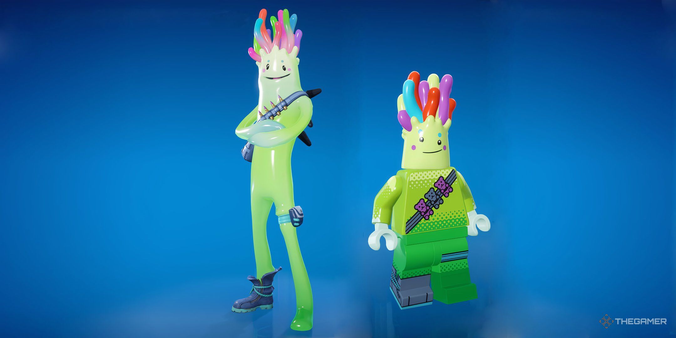 The Color Splash Jellie Outfit in Fortnite.