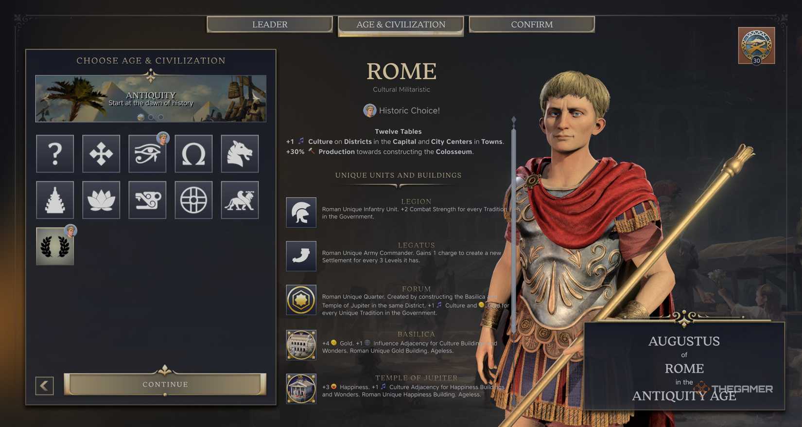 Best Antiquity Age Civs For Each Leader In Civilization VII