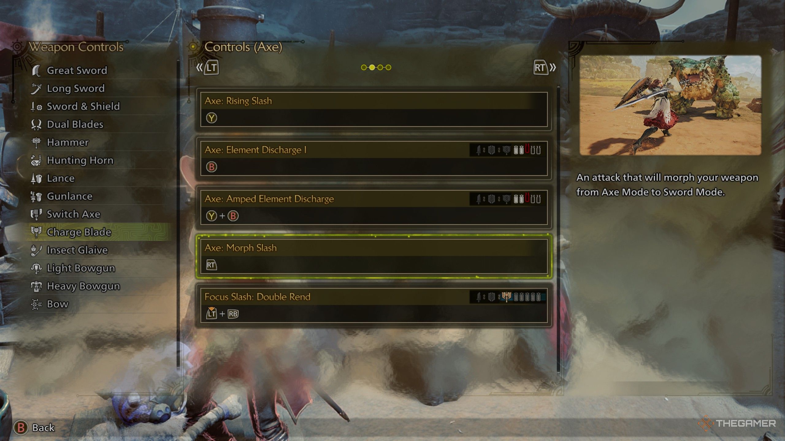 Complete Guide To The Charge Blade In Monster Hunter Wilds