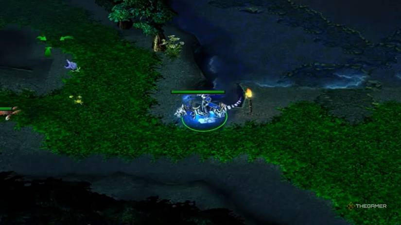 Gameplay of DOTA mod for Warcraft 3.