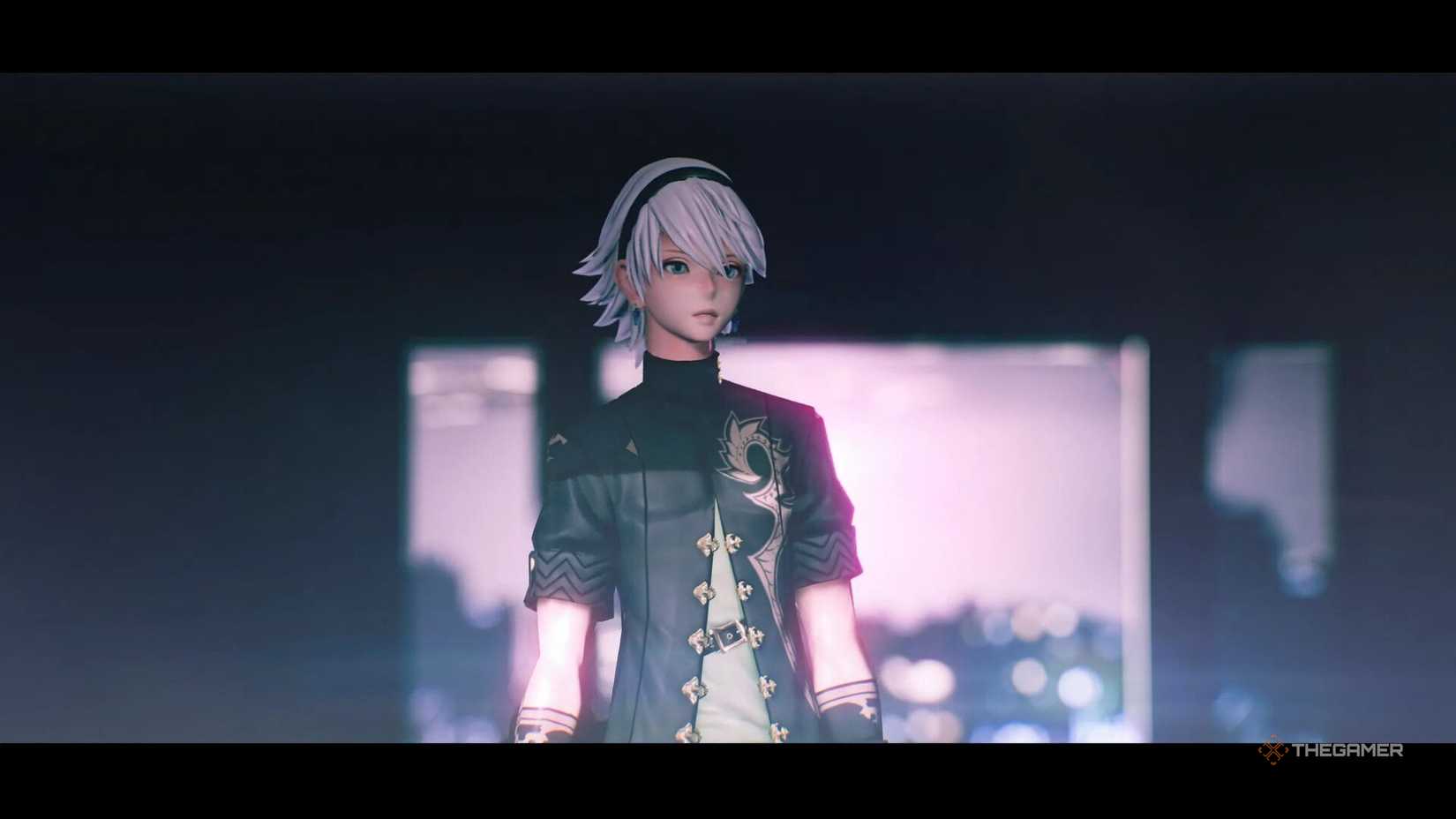 Leo in the opening cut scene of fantasy neo dimensions.