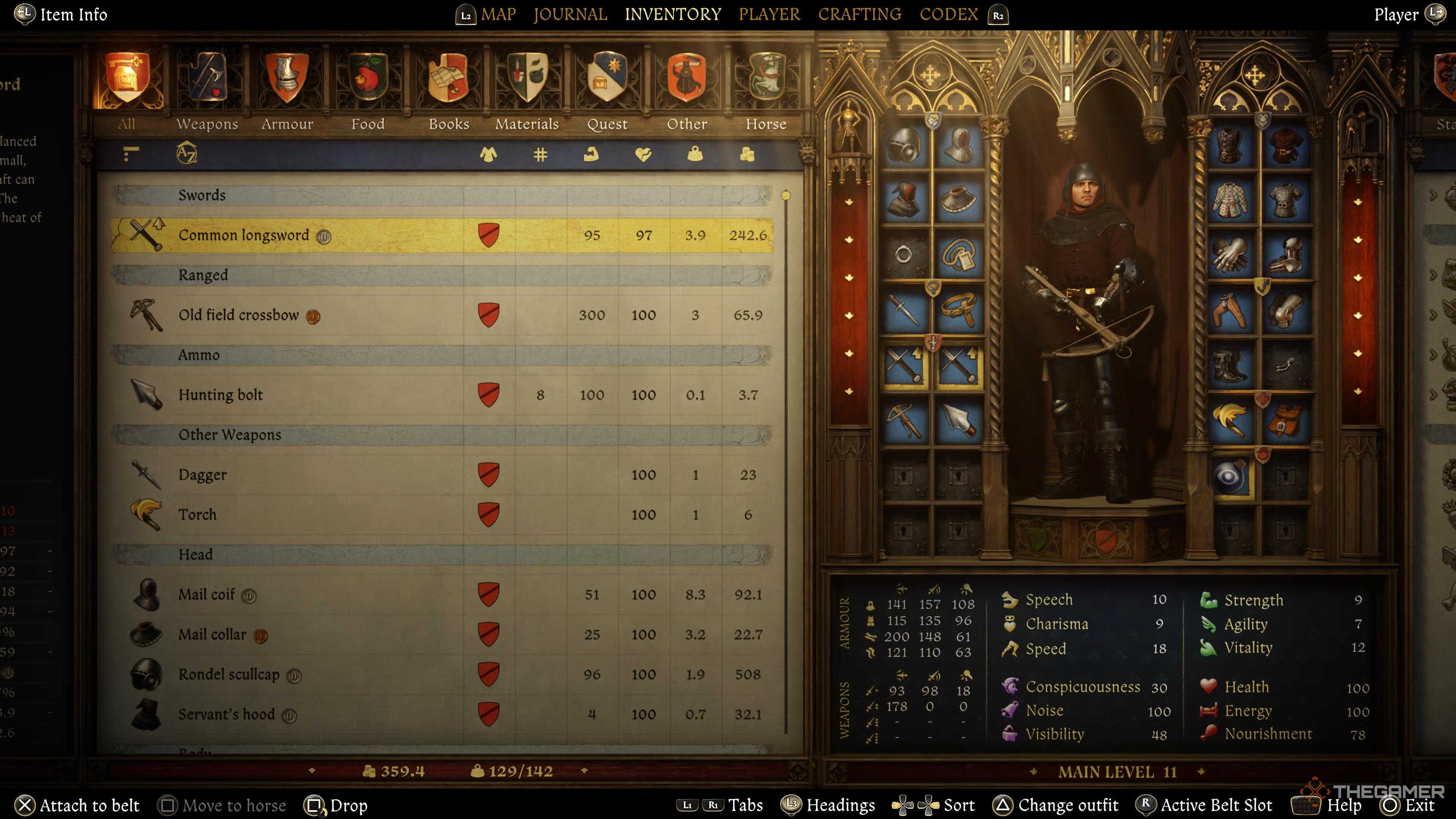 Kcd Inventory How To Increase Your Charisma In Kingdom Come 2: Deliverance