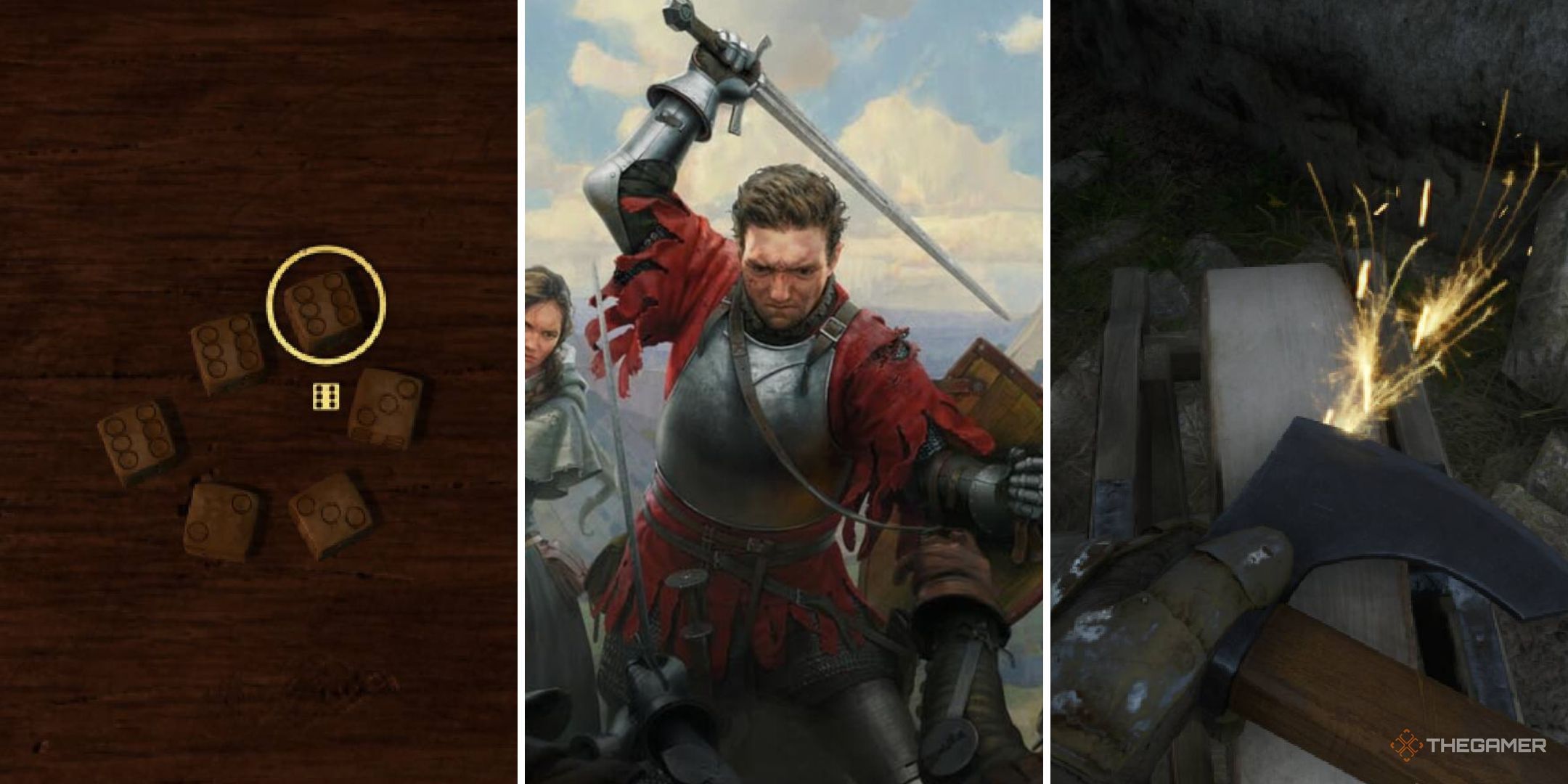 Kingdom Come Deliverance 2 with dice and sharpening.