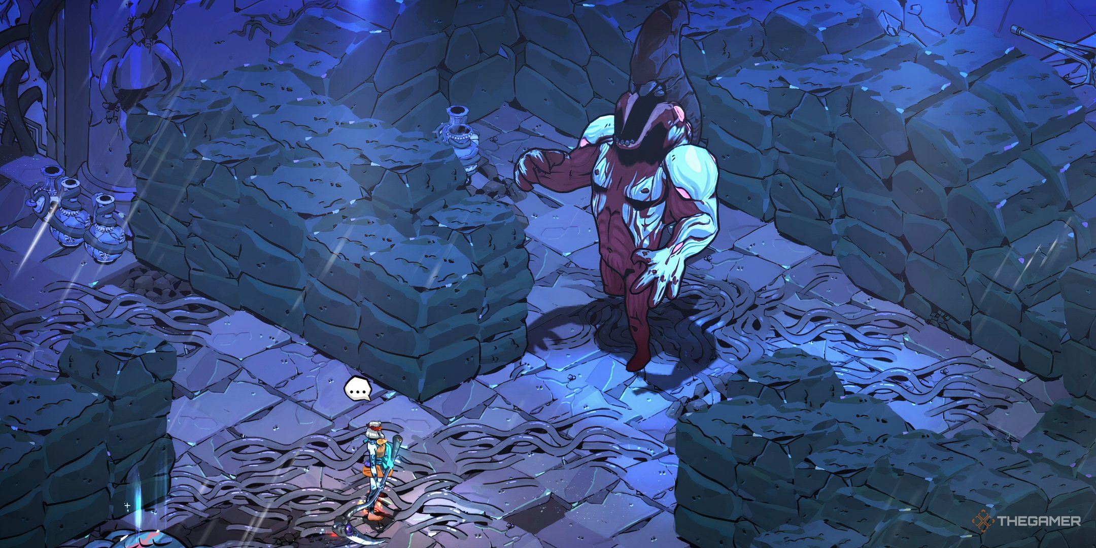 Melinoe is the first in Hades 2 to face the roaring and soaring Spawn of Typhon.