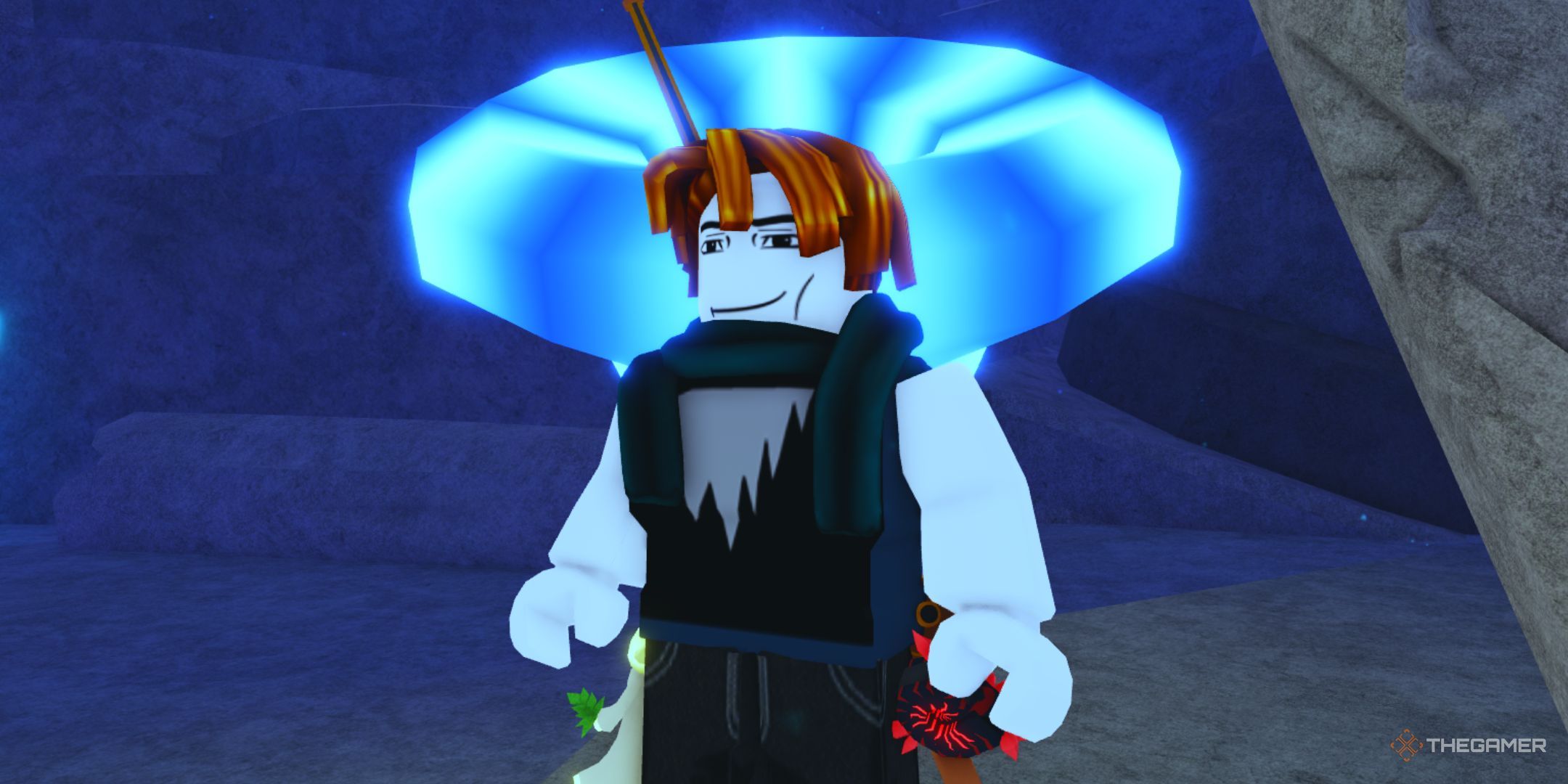 The player character stays in the Atlantis area in Fisch.