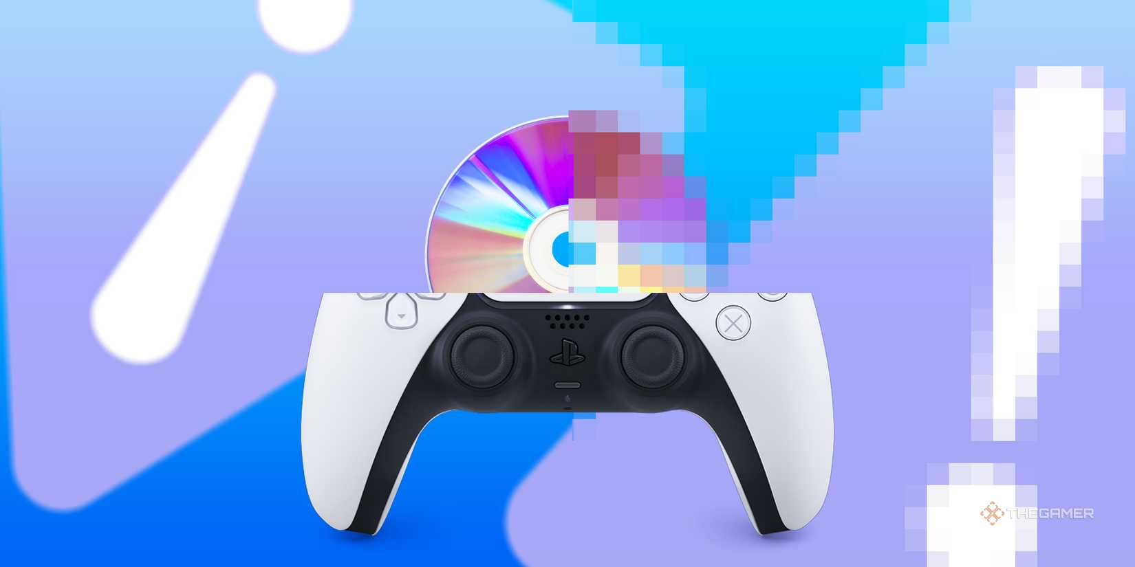 Disk that enters the DualSense controller.