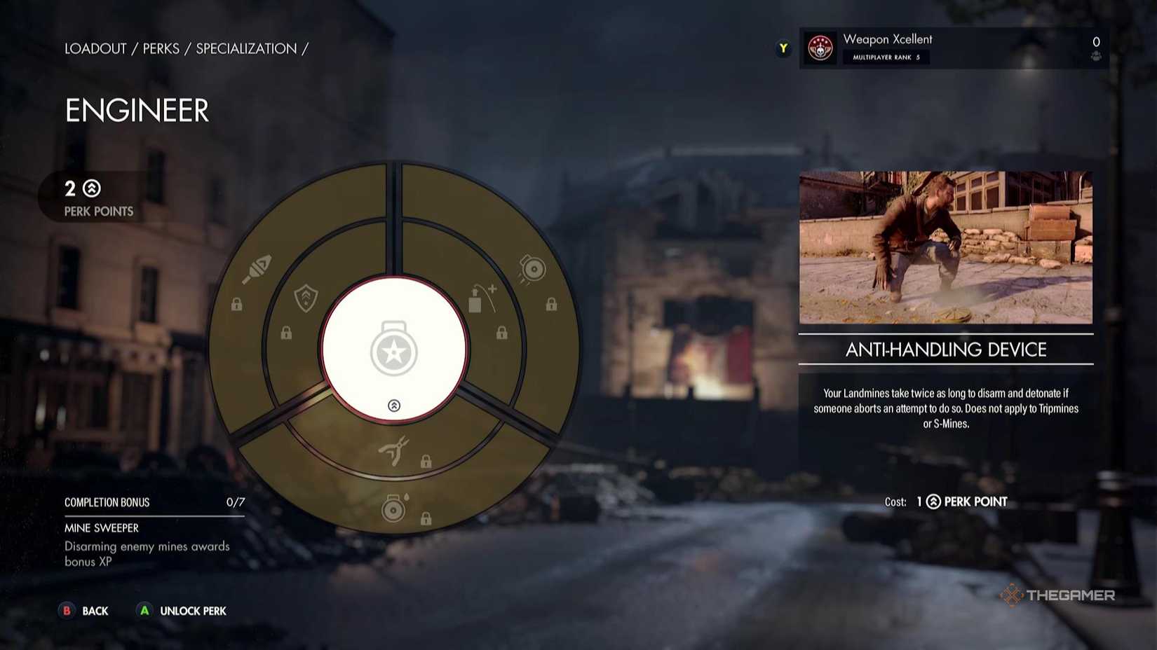 How To Unlock Multiplayer Specializations In Sniper Elite: Resistance