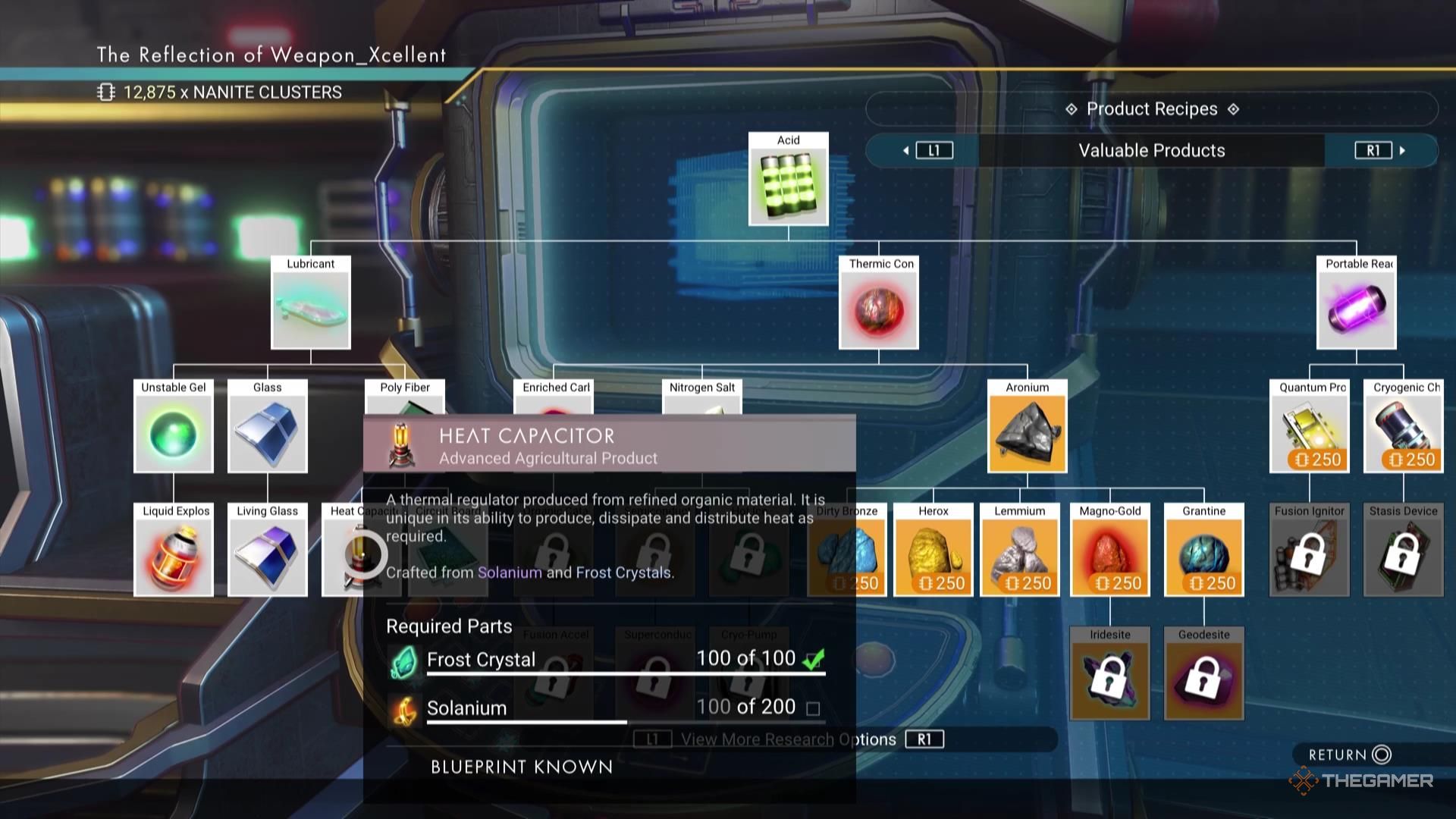How To Craft And Use A Heat Capacitor In No Man's Sky
