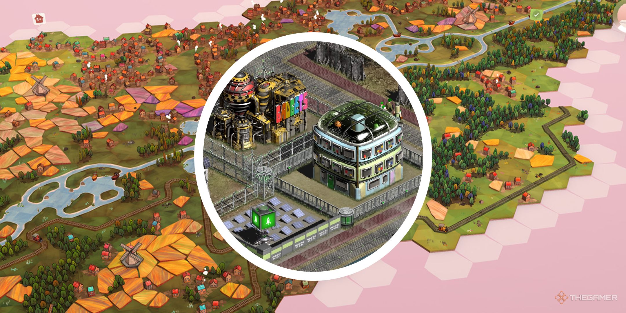 A Dorkfromantik background with a circle PNG of Constructor Plus.-1