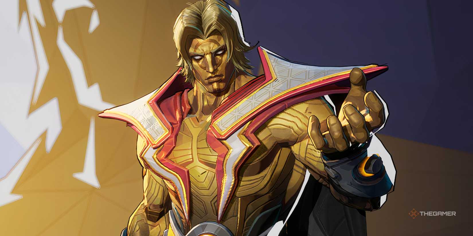 Adam Warlock from Marvel Rivals' hero profile.