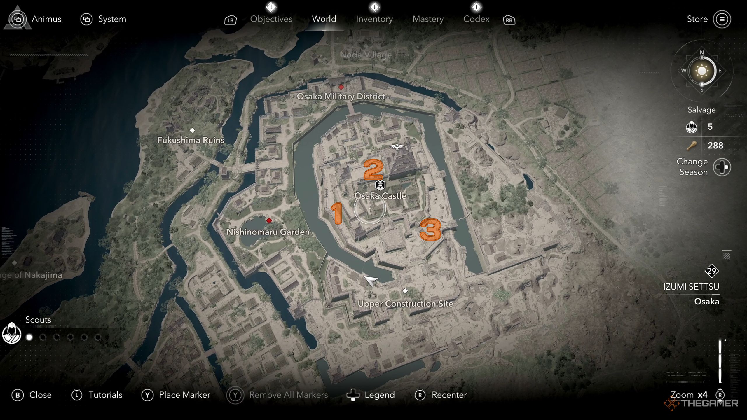 All Daisho And Legendary Chest Locations In Osaka Castle In