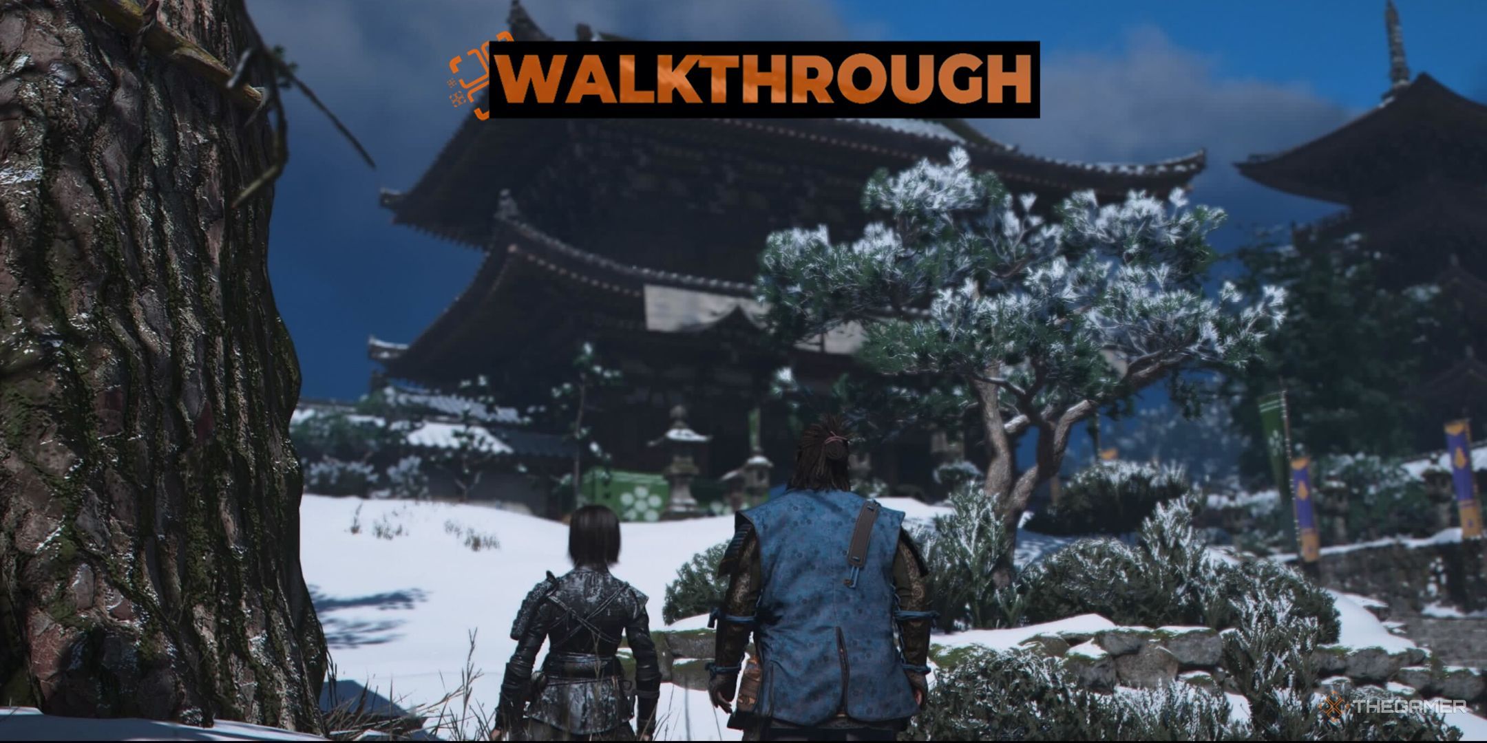 Naoe and Yasuke in an assassination guide for The Wise in Assassin's Creed Shadows.