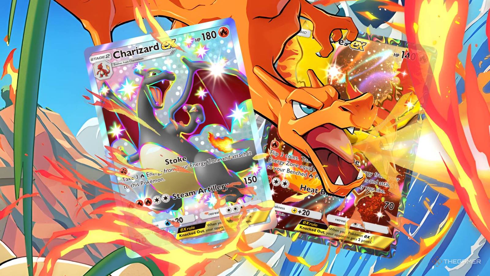 charizard pokemon card wallpaper Pokmon TCG: Mega X ex Ultra-Premium Collection : Toys & Games Incredible Pokmon card collection discovered