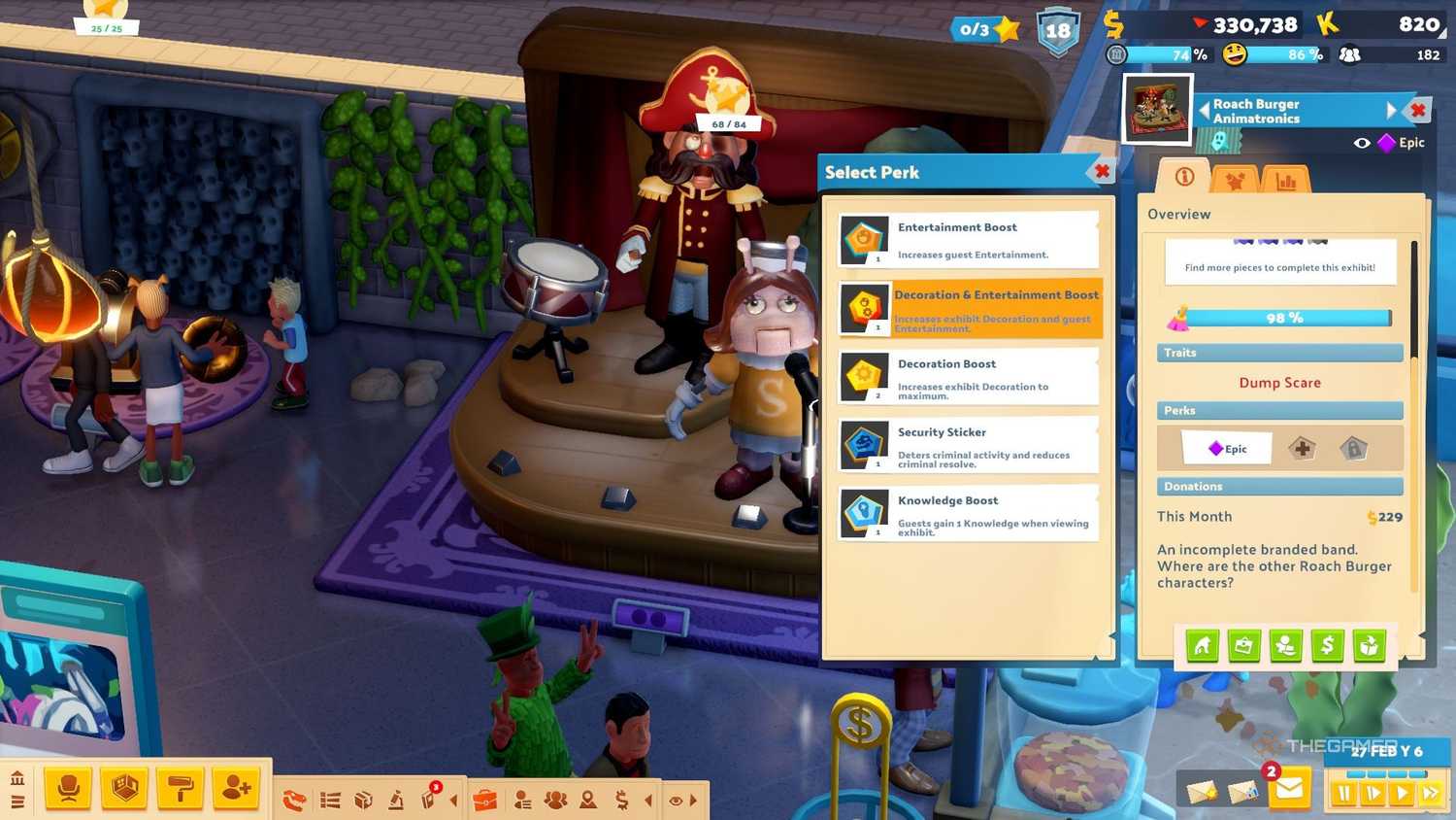 Two Point Pers How To Collect And Use Perks In Two Point Museum