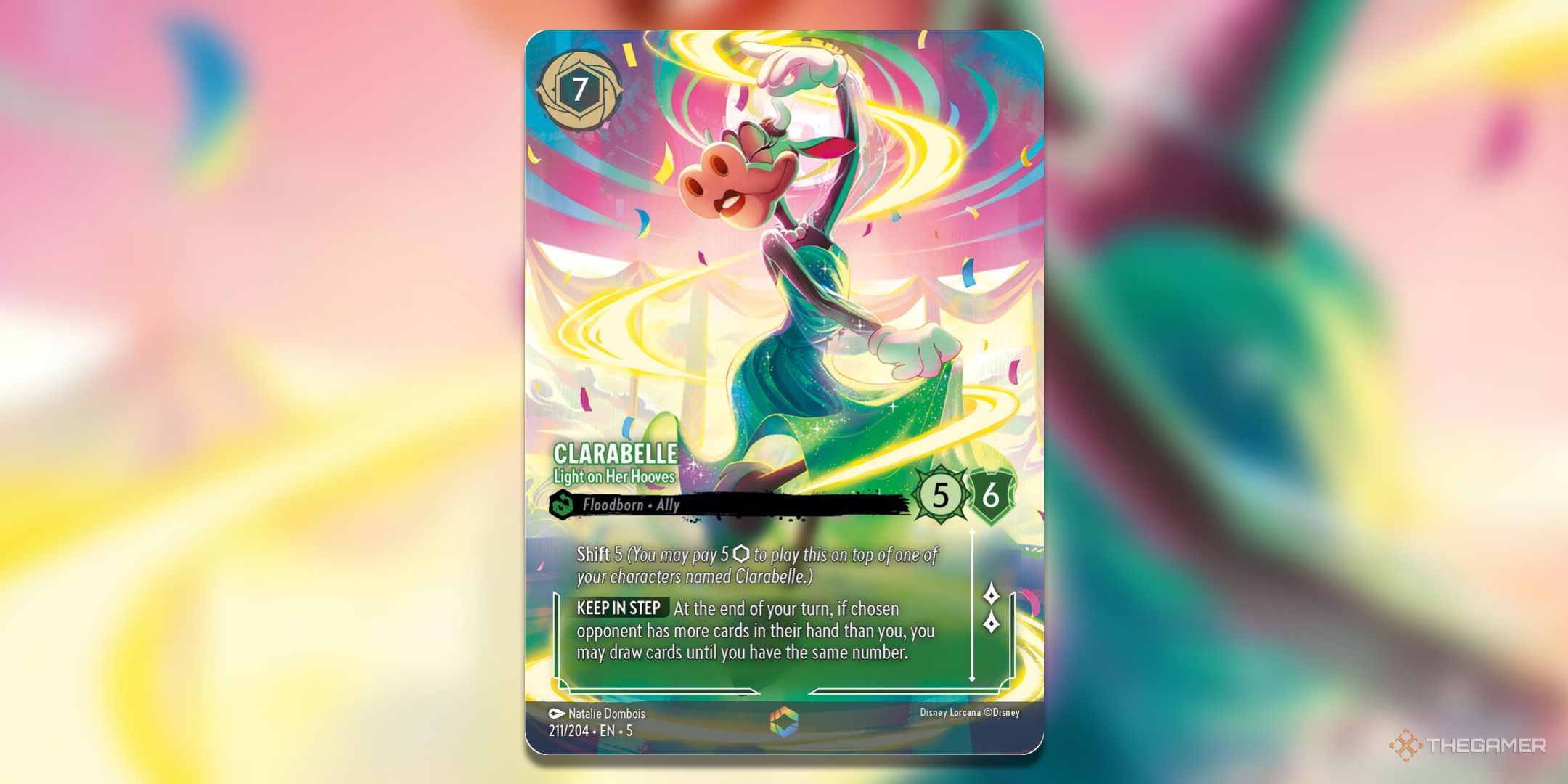 clarabelle lorcana card Lorcana - Shimmering Skies - Clarabelle - Clumsy Guest (Common)