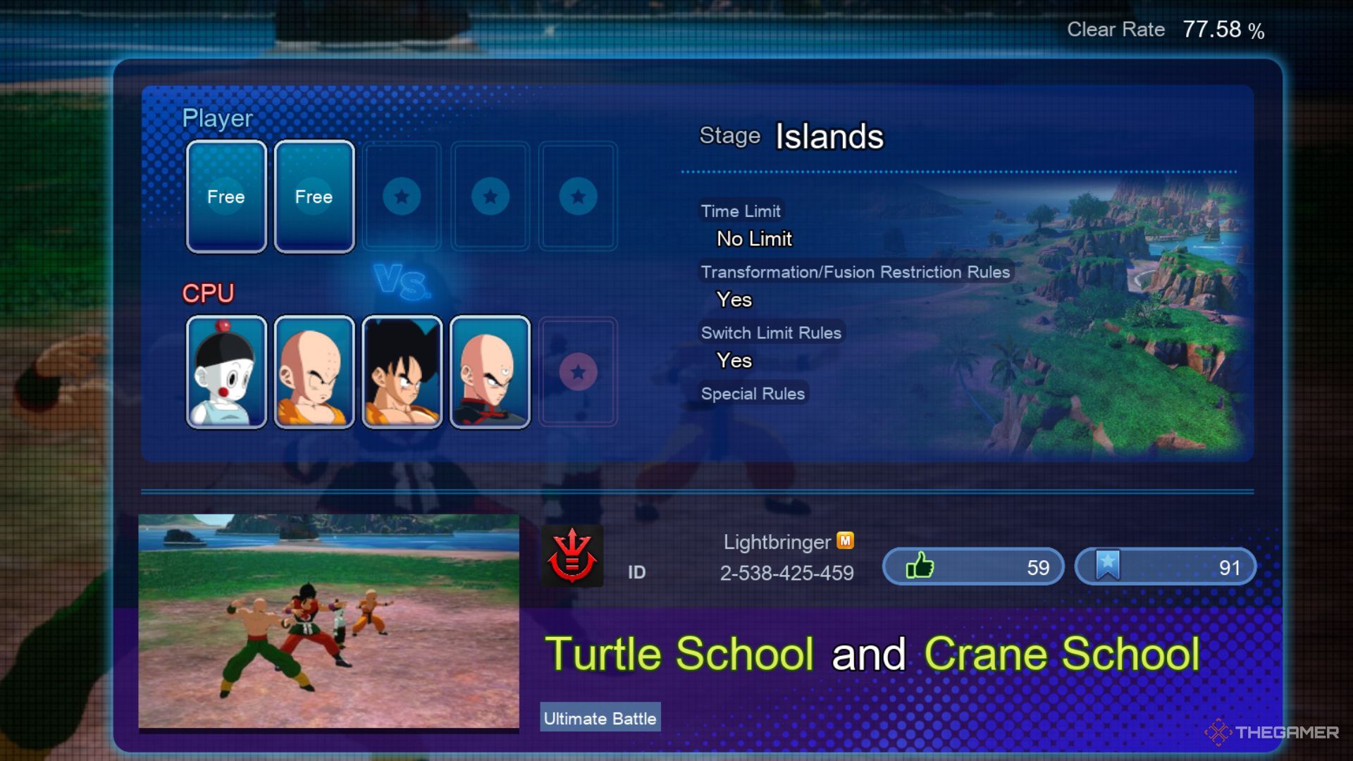 Customs war, turtle and crane school in dragon ball! Sparks! Zero.