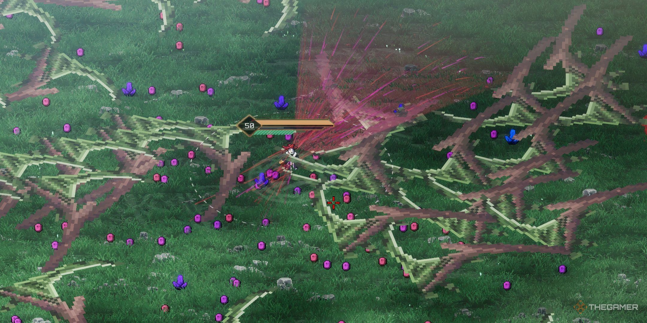 Rogue Genesia's shopkeeper is shown as a playable character. 