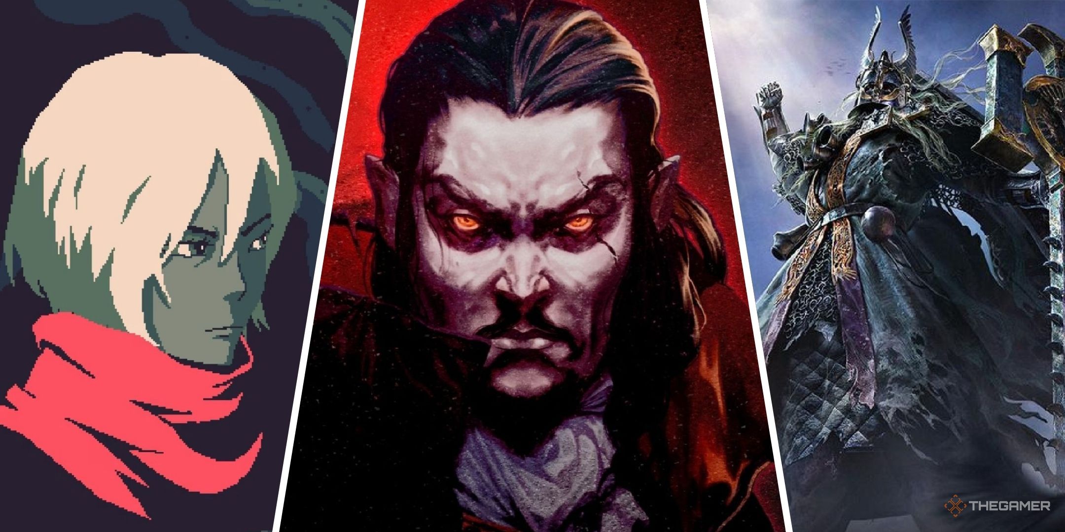 Collage showing characters from 20 Minutes till Dawn, Vampire Survivors and Path of Exile.