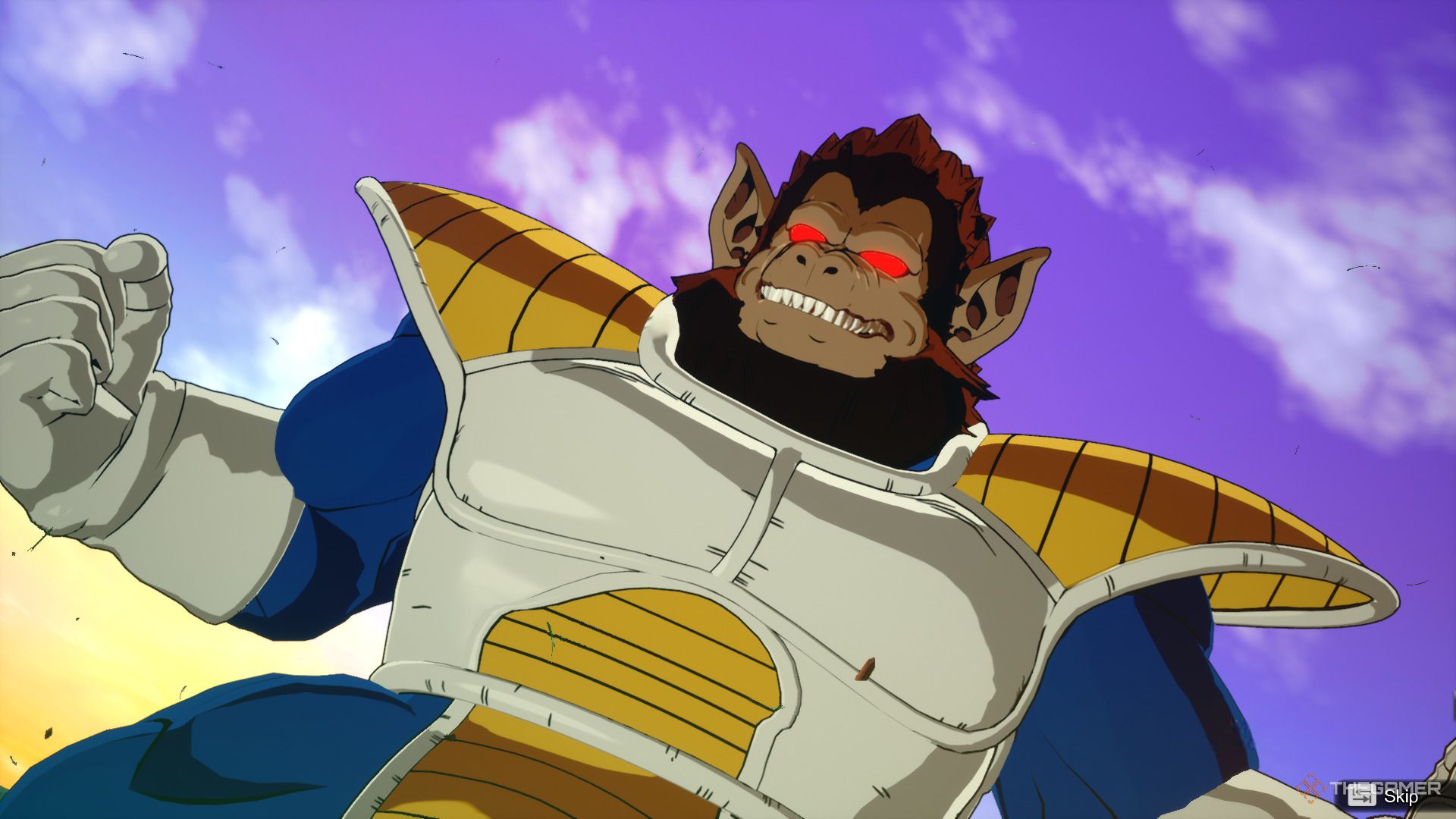 Great monkey vegetable in the field of cell games in dragon hair: Sparks! Zero